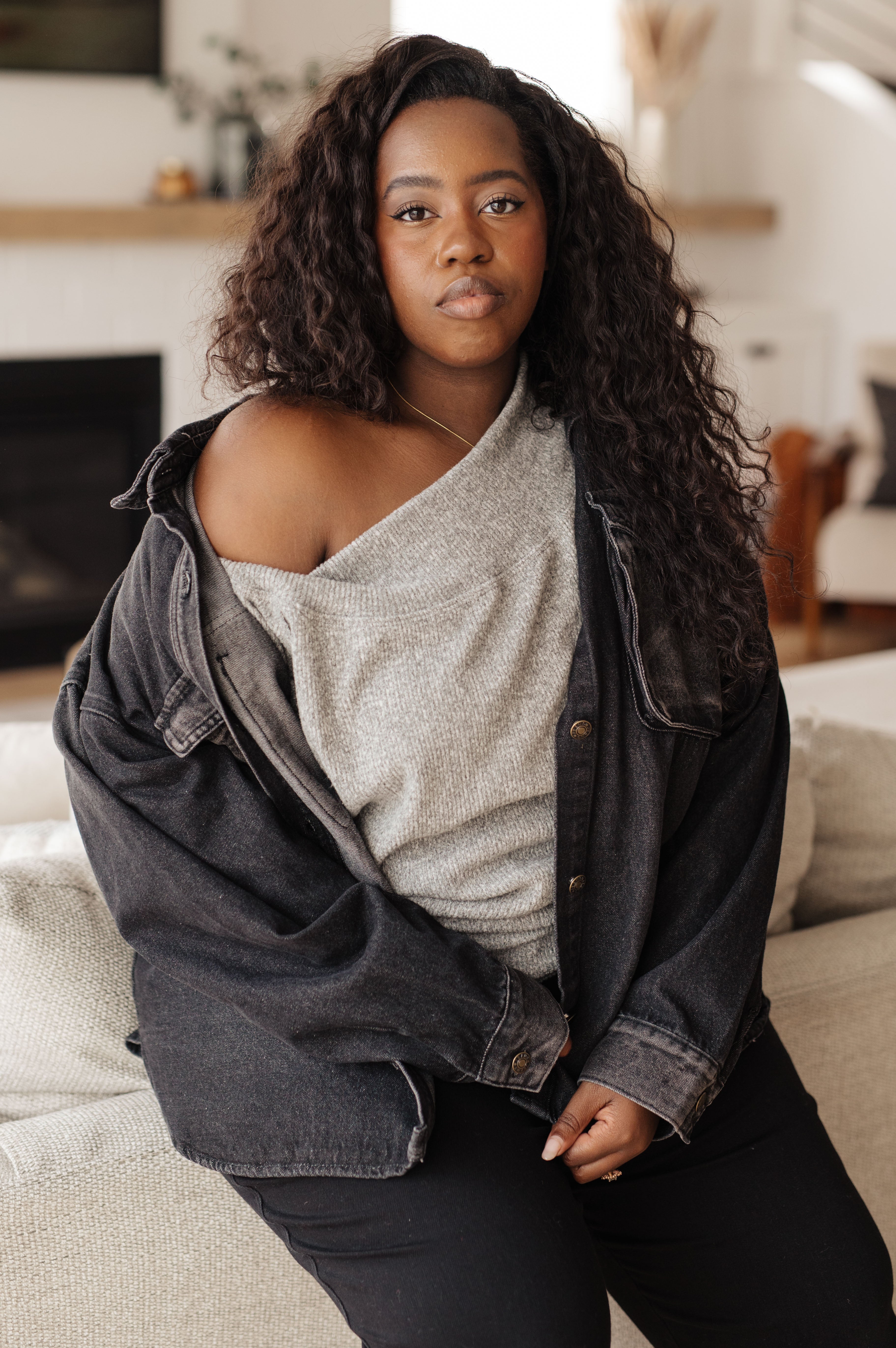 Stuck On You Long Sleeve Top Tops Ave Shops- Tilden Co.