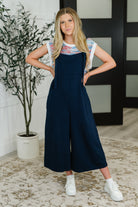 Suit Yourself Adjustable Strap Jumpsuit in Navy Womens Ave Shops- Tilden Co.