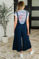 Suit Yourself Adjustable Strap Jumpsuit in Navy Womens Ave Shops- Tilden Co.