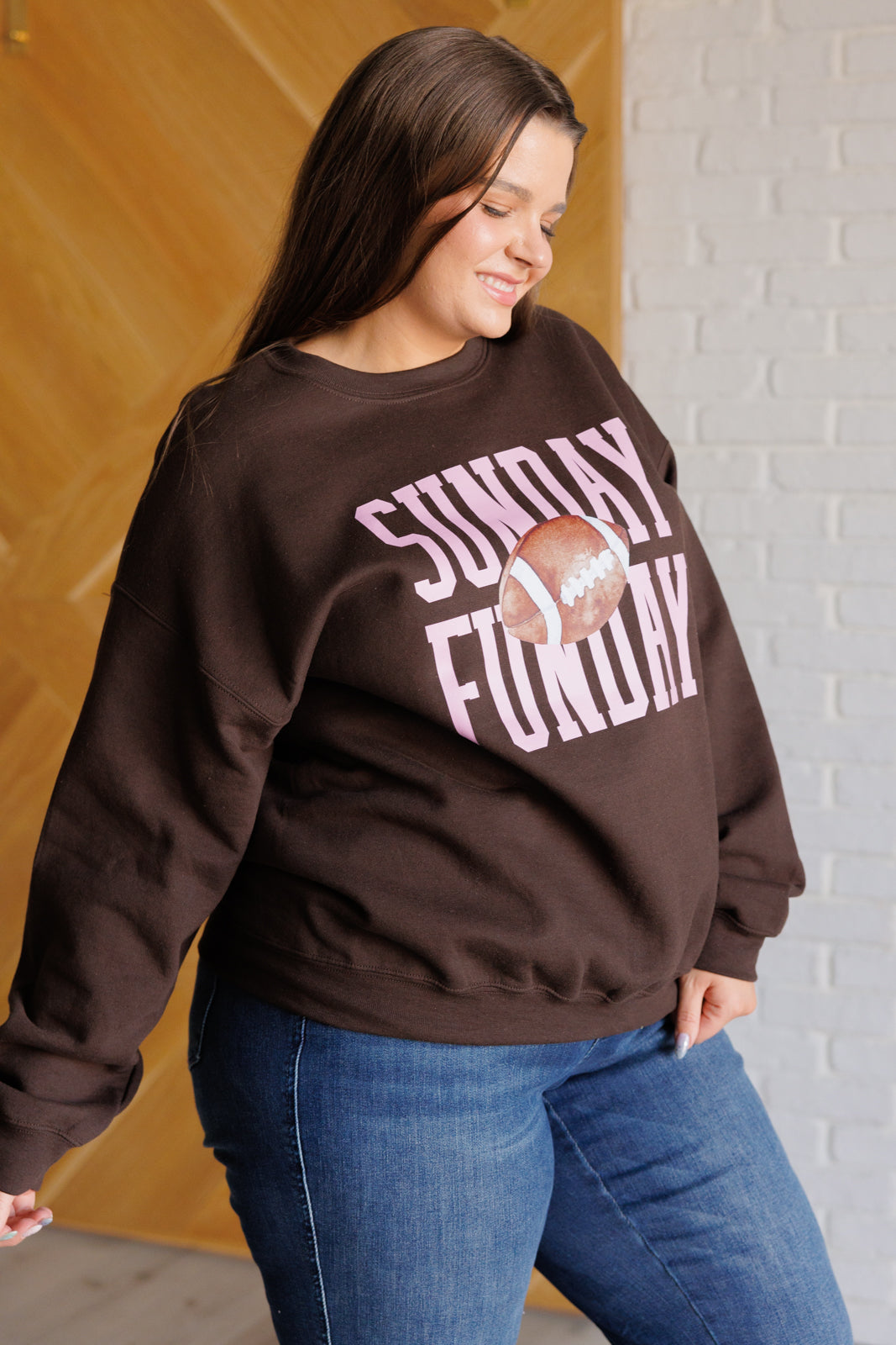 Sunday Funday Graphic Sweatshirt Tops Ave Shops- Tilden Co.