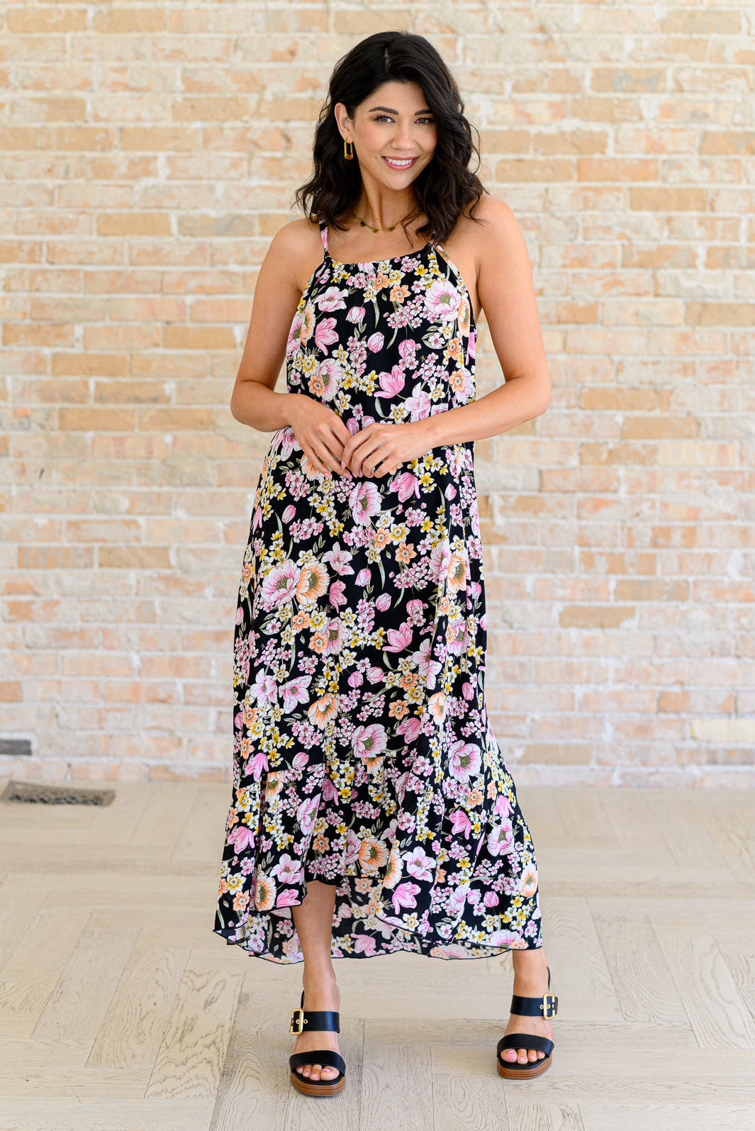 Sunny Side of Life Halter Top Dress Dresses Ave Shops- Tilden Co.