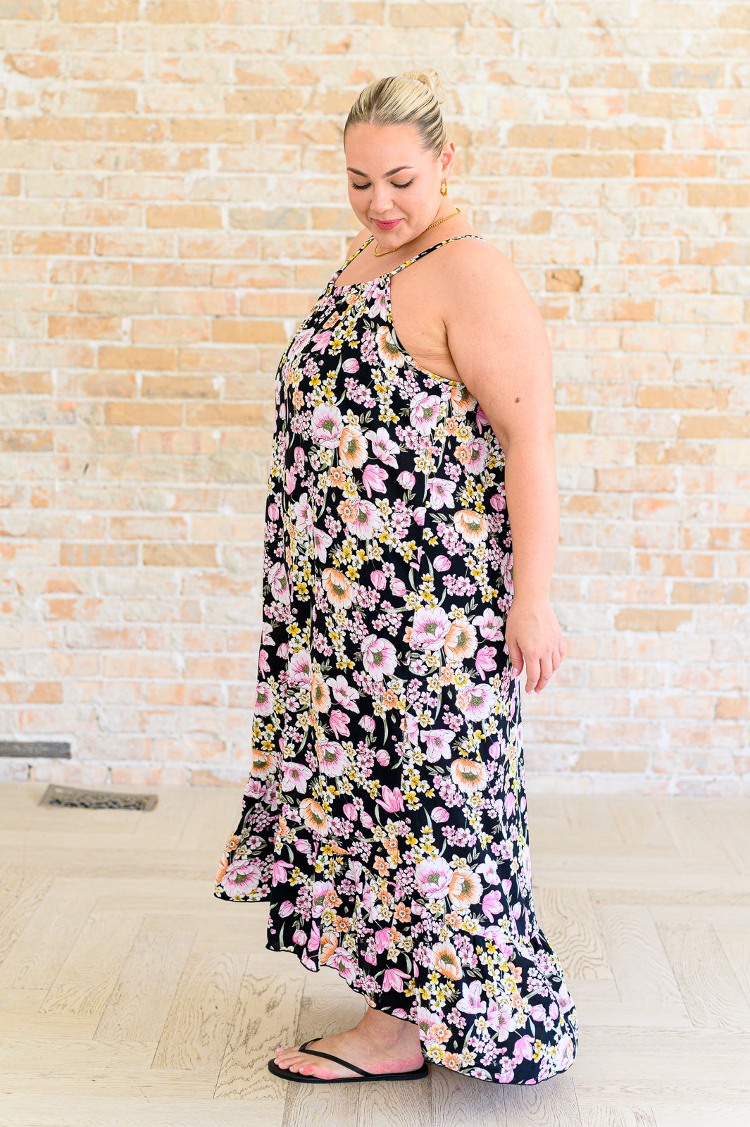 Sunny Side of Life Halter Top Dress Dresses Ave Shops- Tilden Co.