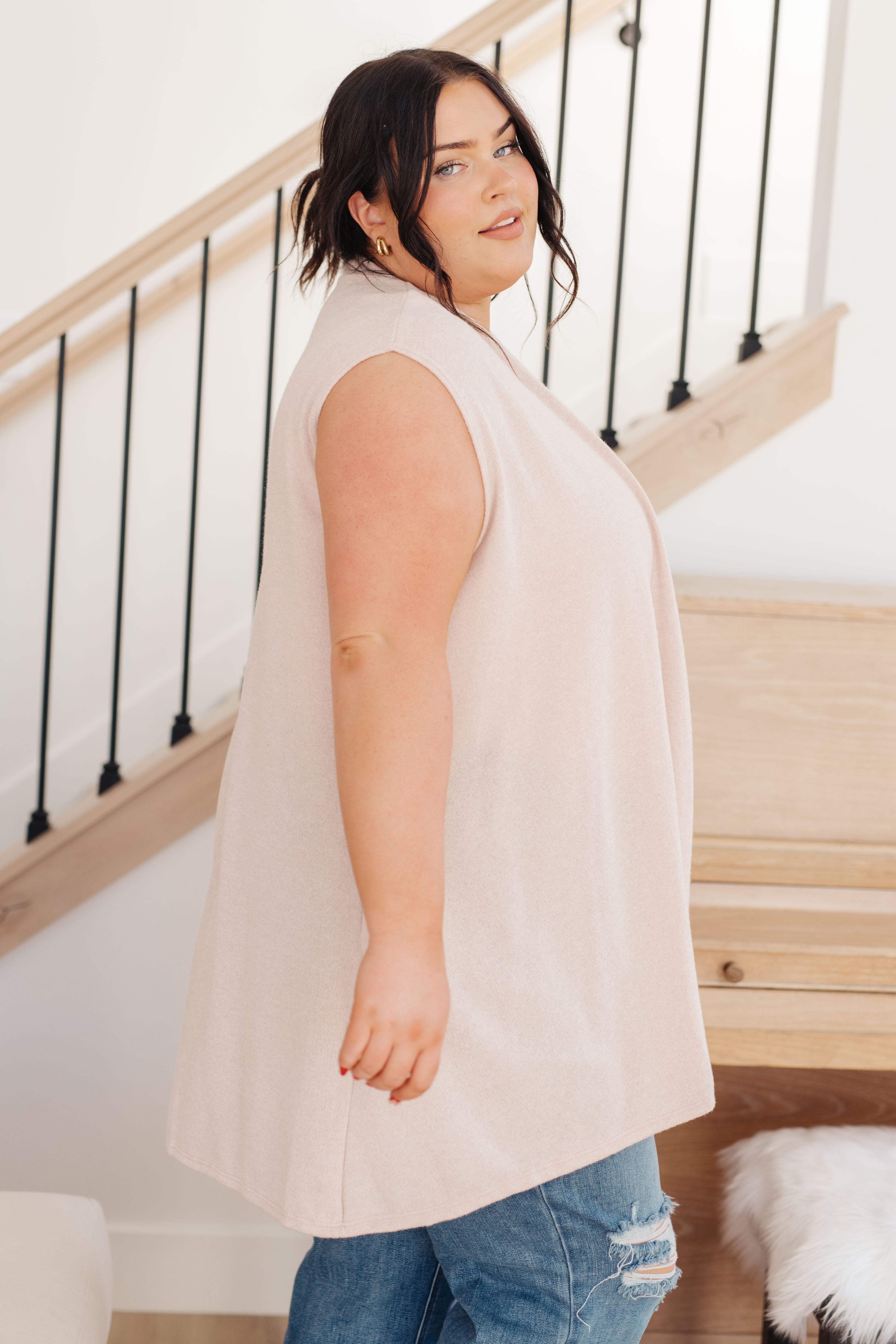 Surely a Win Sleeveless Cardigan Layers Ave Shops- Tilden Co.