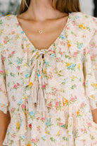 Sweet Escape Boho Floral Dress Womens Ave Shops- Tilden Co.