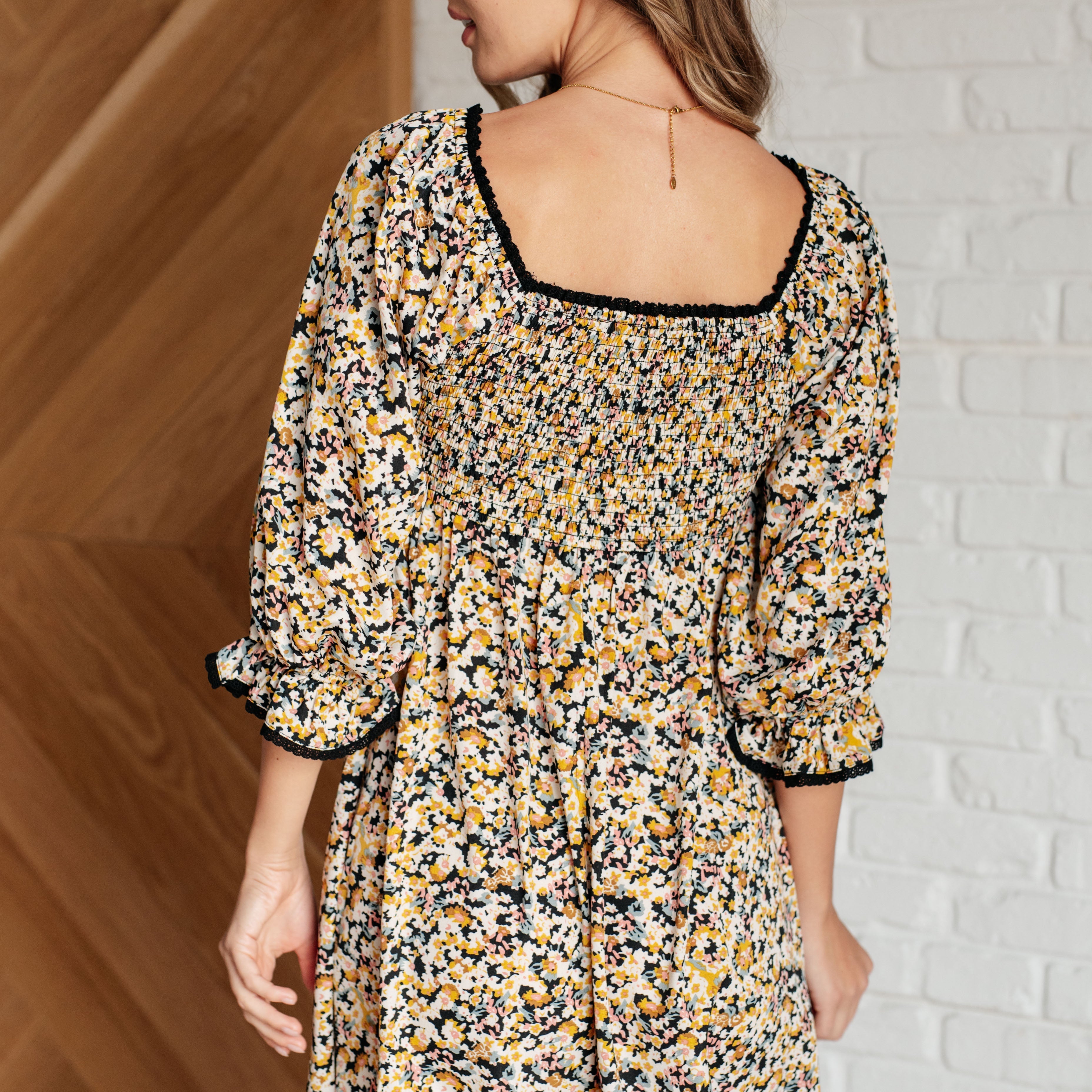 Sweet Solitude Floral Babydoll Dress Dresses Ave Shops- Tilden Co.