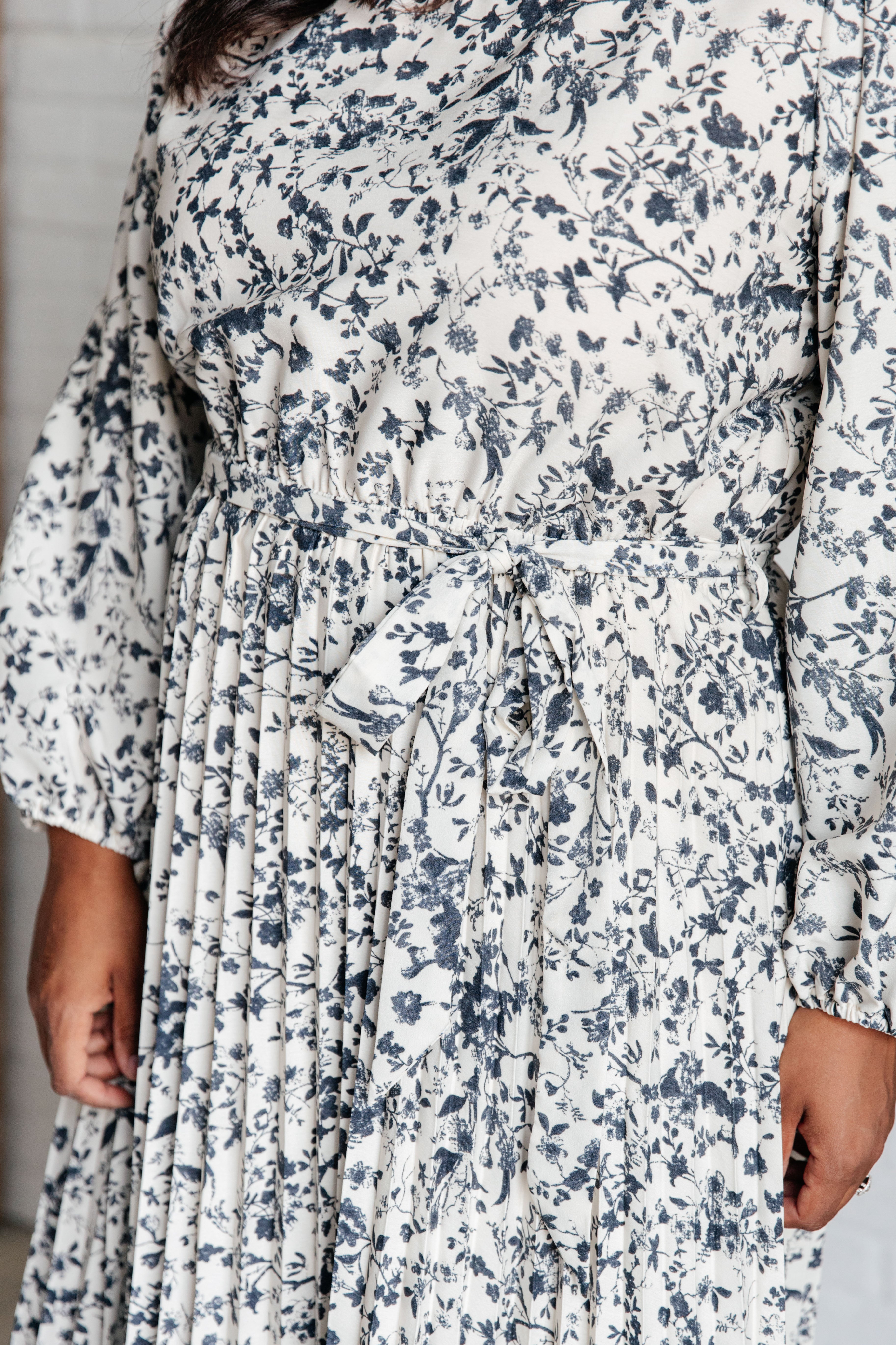 Tea Time Pleated Dress Dresses Ave Shops- Tilden Co.