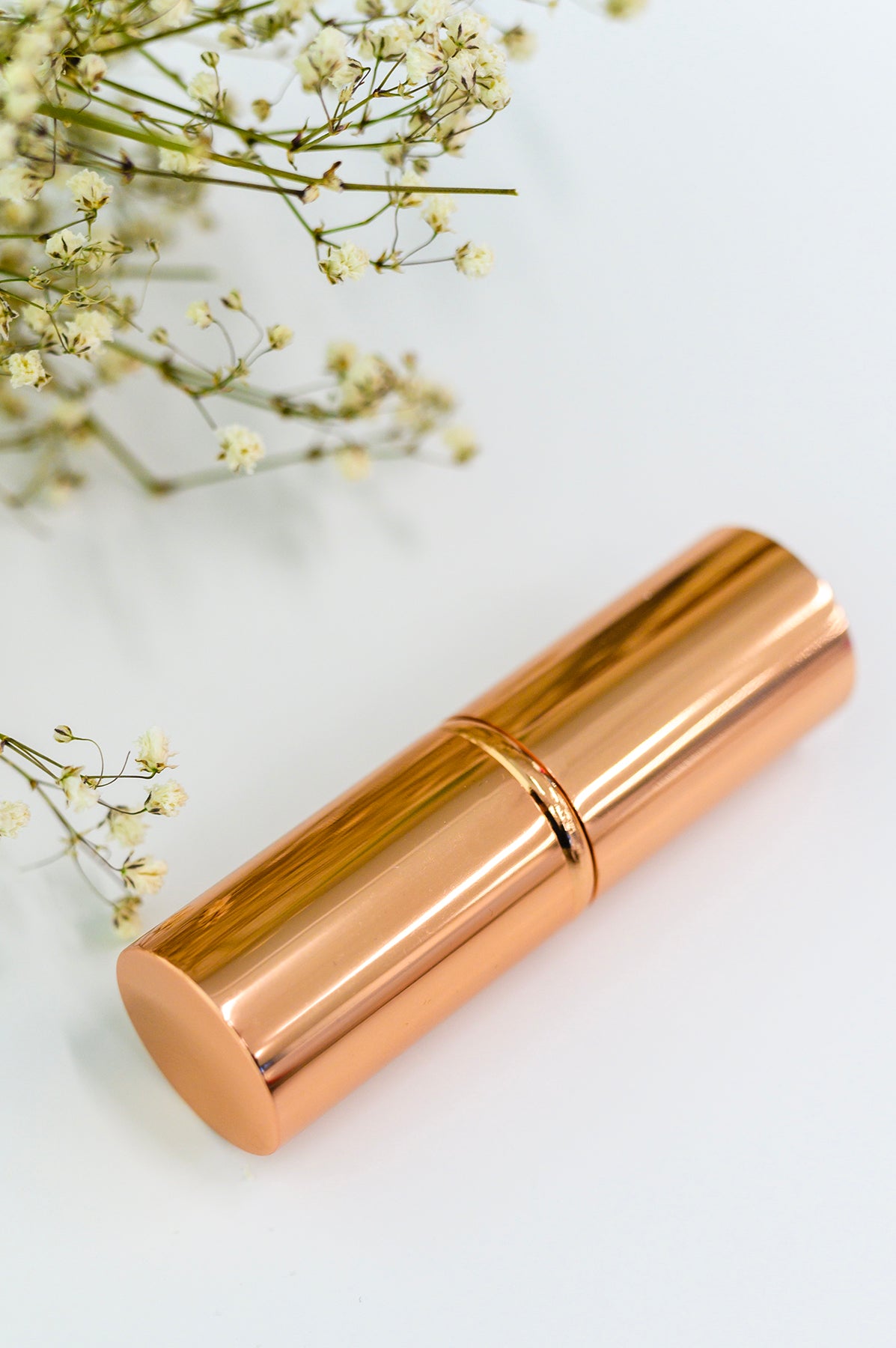 Rose Gold and Pink Telescopic Powder Brush Womens Ave Shops- Tilden Co.