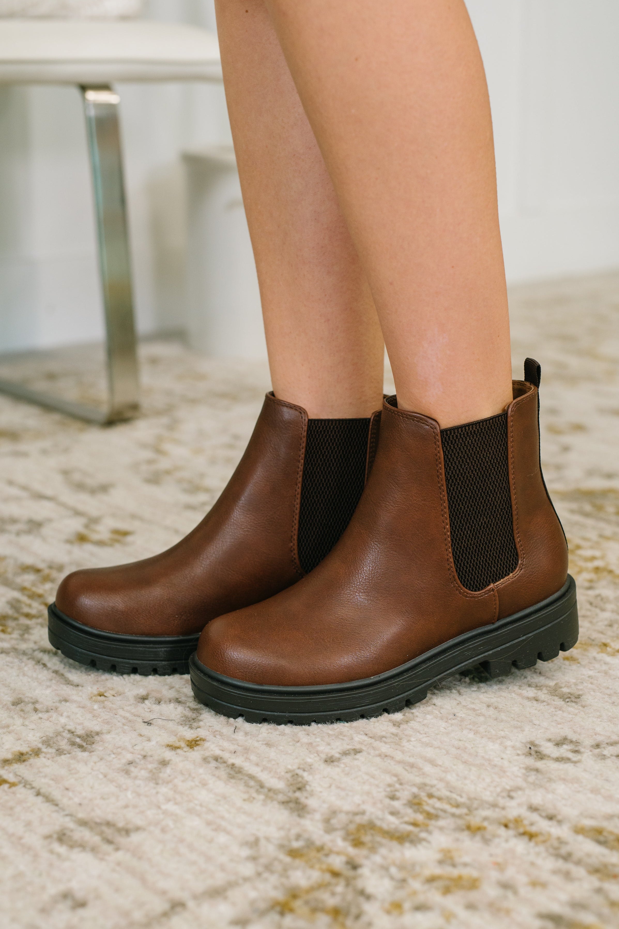 That's Just What They'll Do Paden Chelsea Boots in Brown Womens Ave Shops- Tilden Co.
