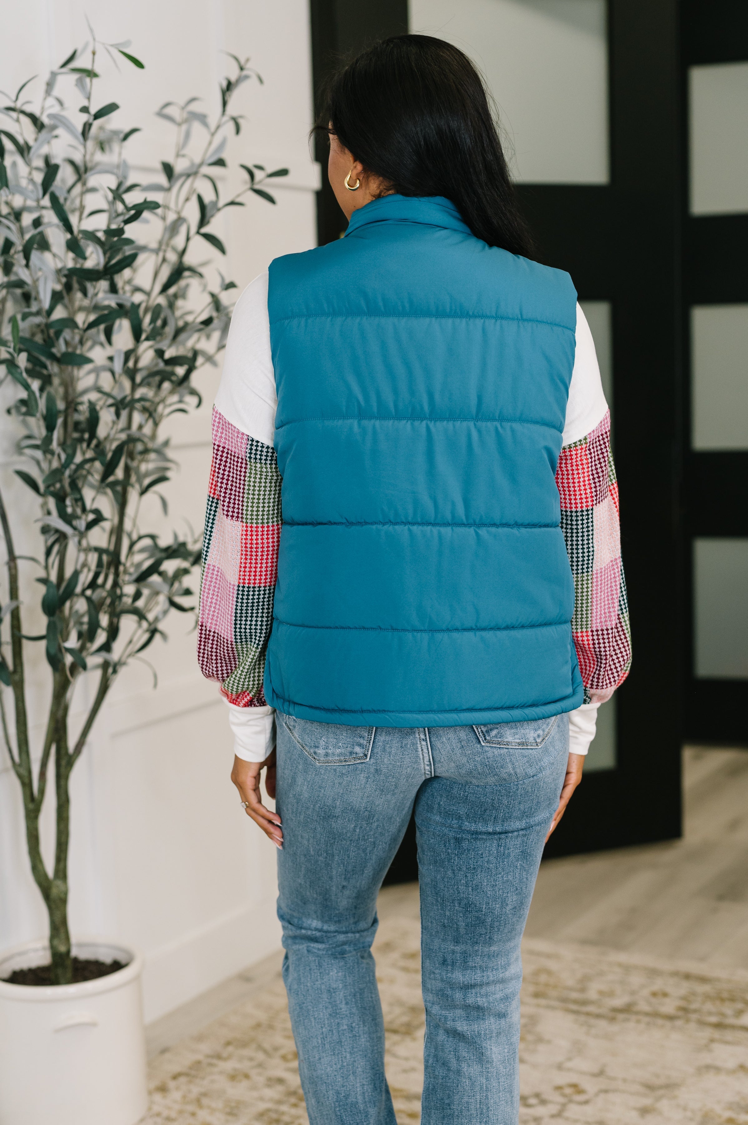 That's What I'm Talkin' About Puffer Vest in Teal Womens Ave Shops- Tilden Co.