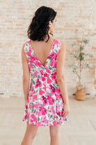 The Sun's Been Quite Kind V-Neck Dress in Pink Dresses Ave Shops- Tilden Co.