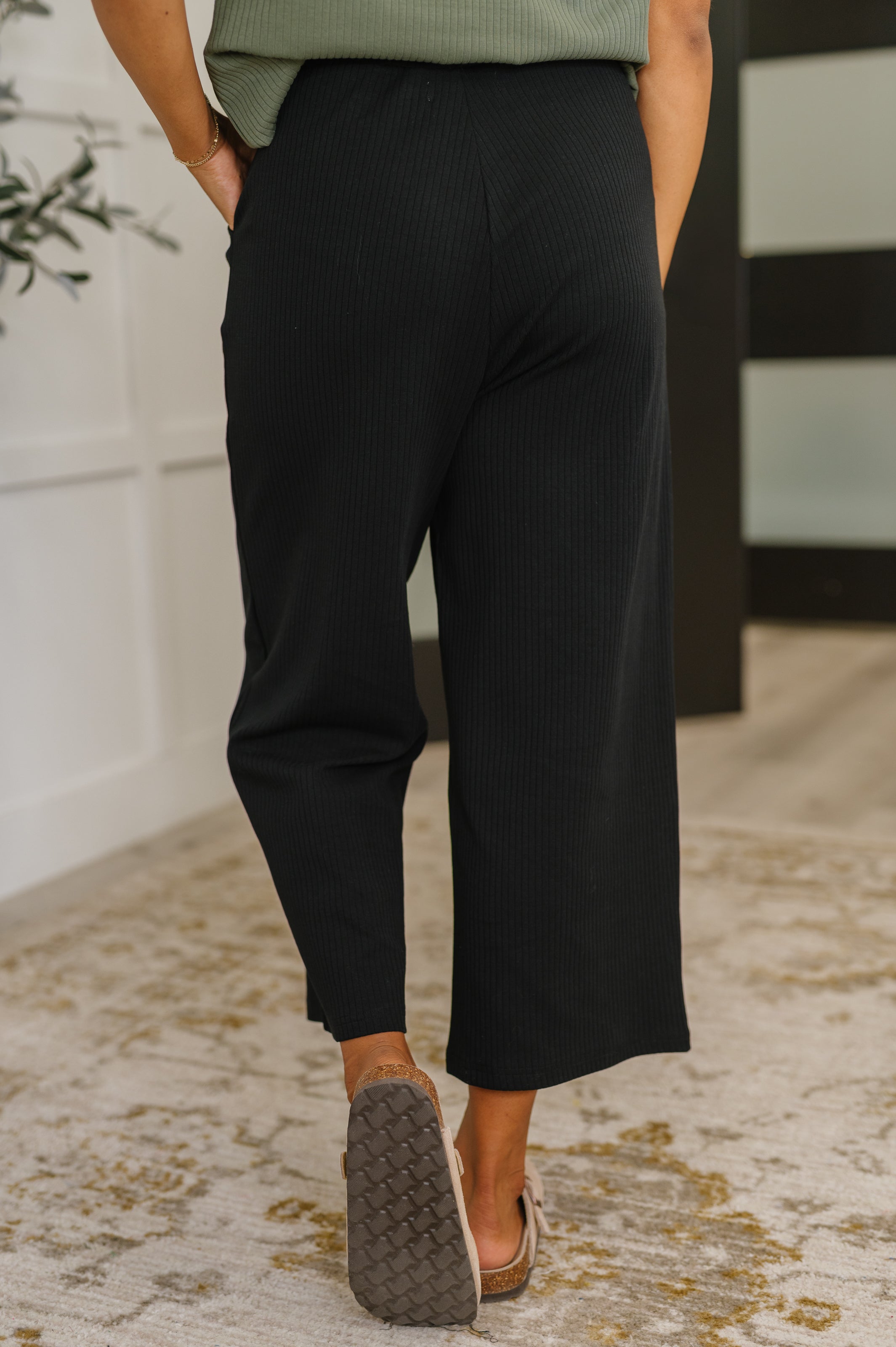 Thyme Culottes in Black Womens Ave Shops- Tilden Co.