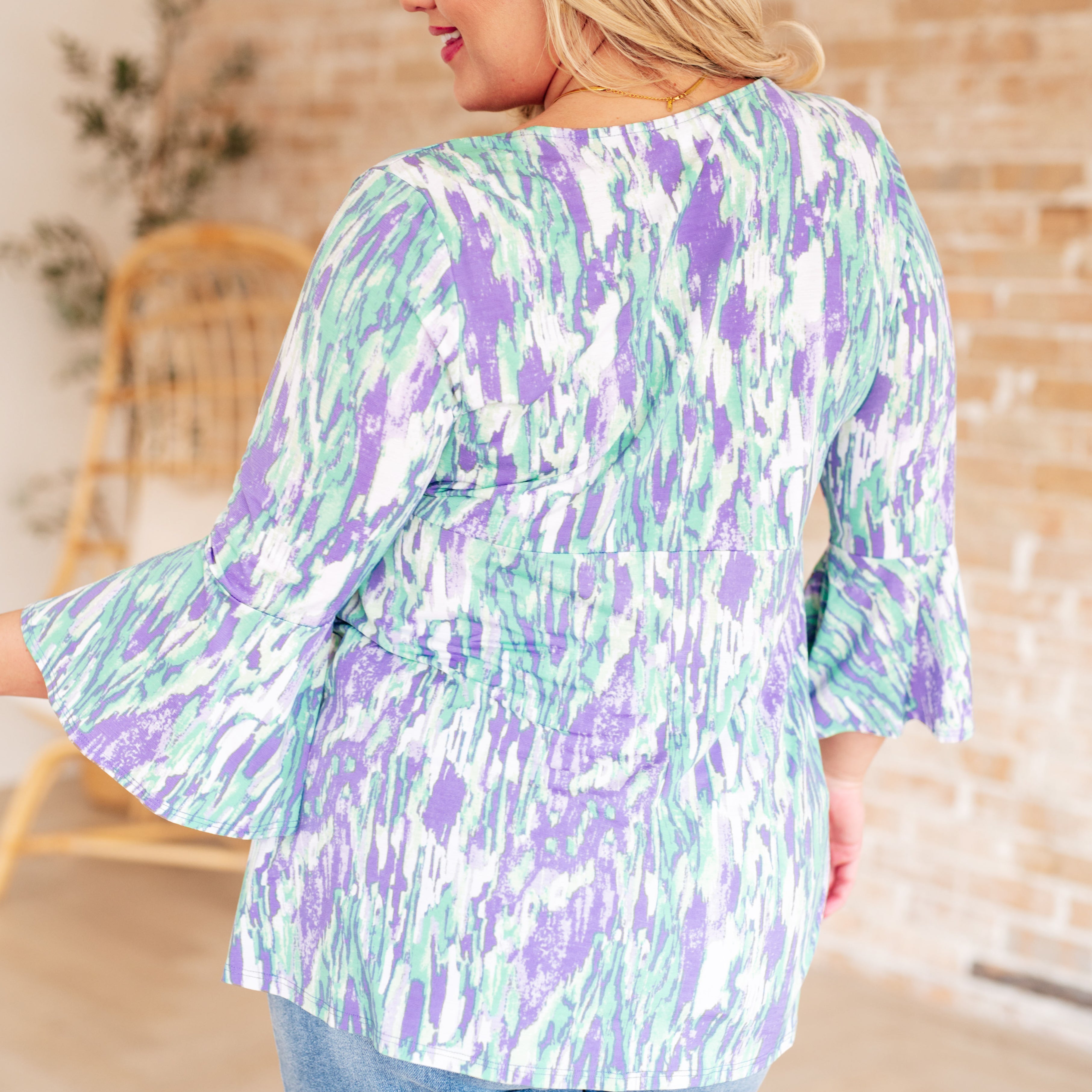 Tide Pool Baby Doll Top Tops Ave Shops- Tilden Co.