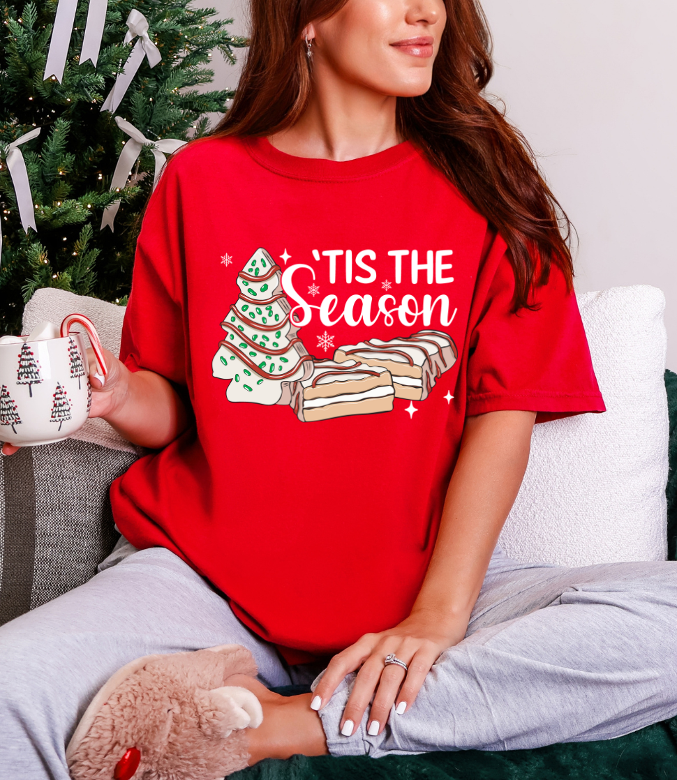 Tis the Season and Treats Graphic Tee and Sweatshirt Womens Ave Shops- Tilden Co.