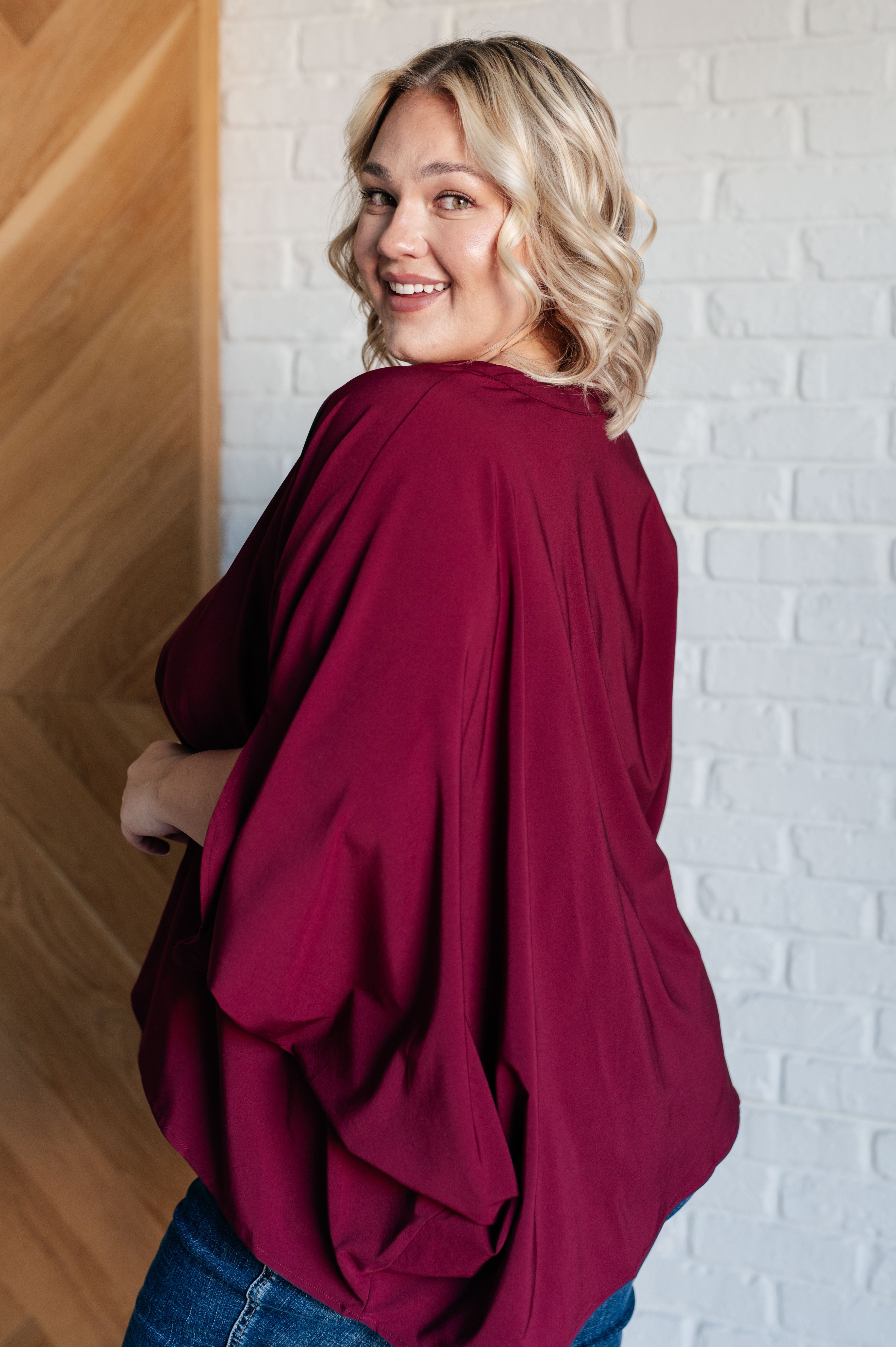 Universal Philosophy Blouse in Wine Blouses Ave Shops- Tilden Co.