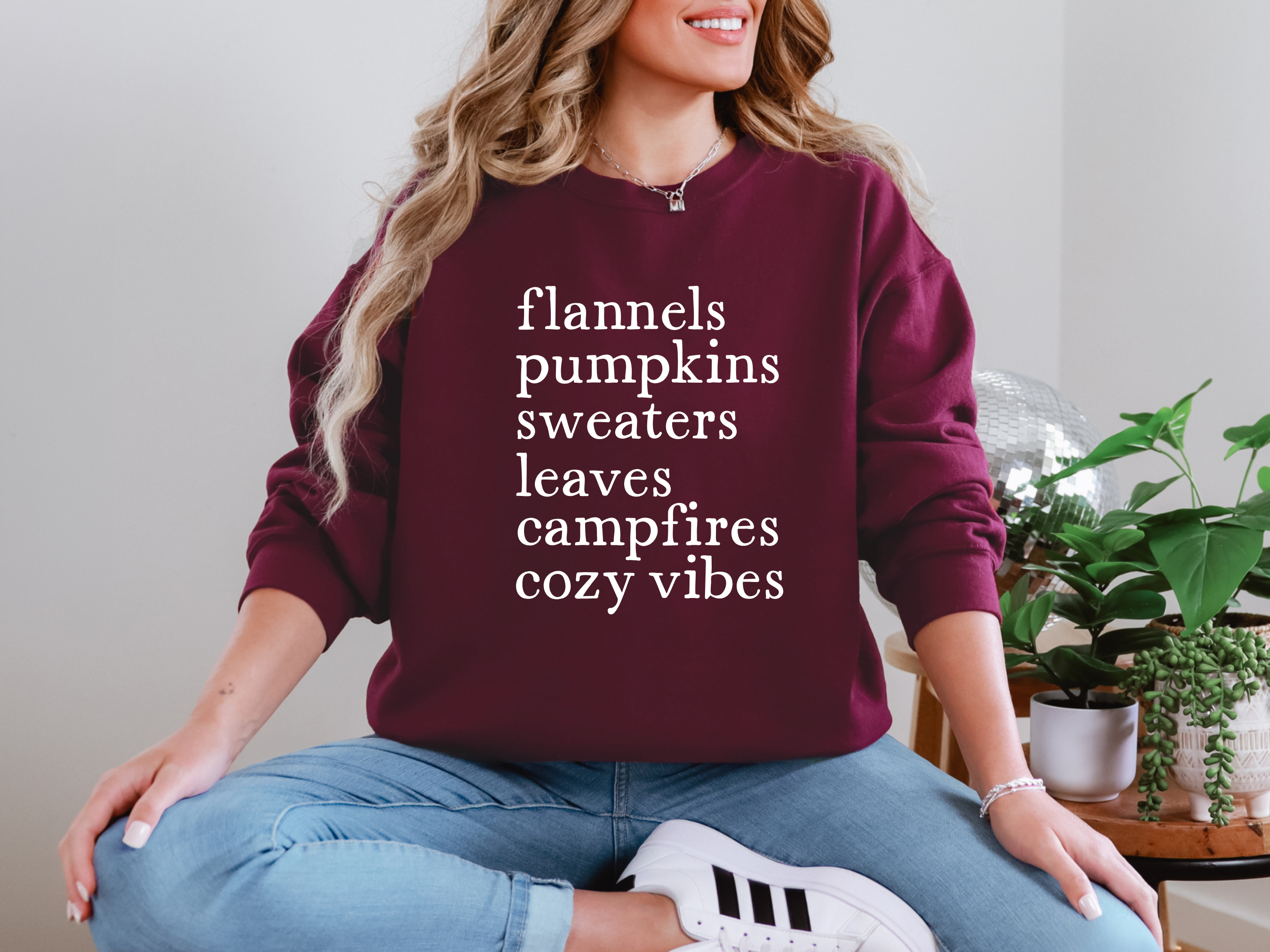 Flannels Pumpkins Sweatshirt in Multiple Colors Womens Ave Shops- Tilden Co.