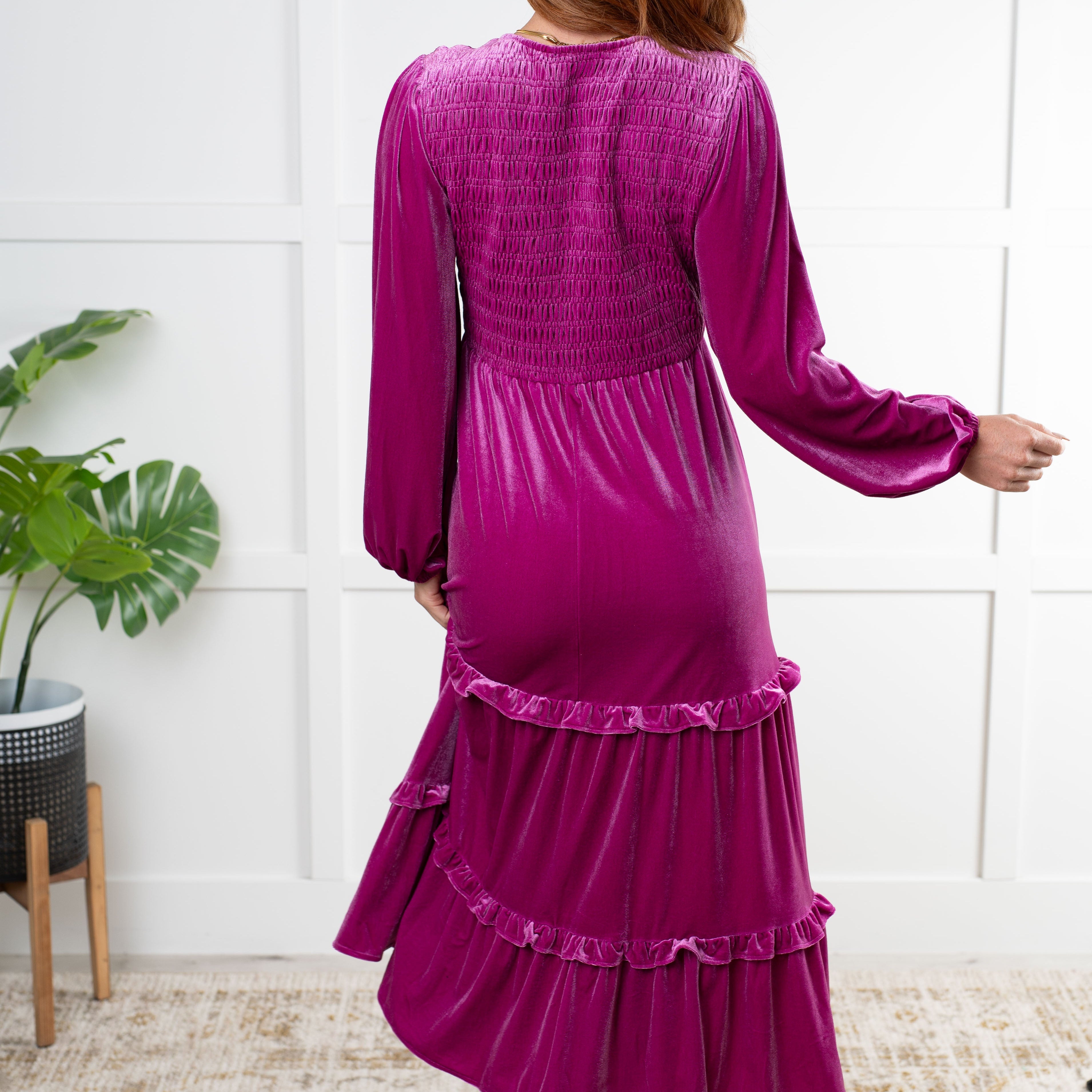 Velvet Flamenco Maxi Dress Dresses Ave Shops- Tilden Co.