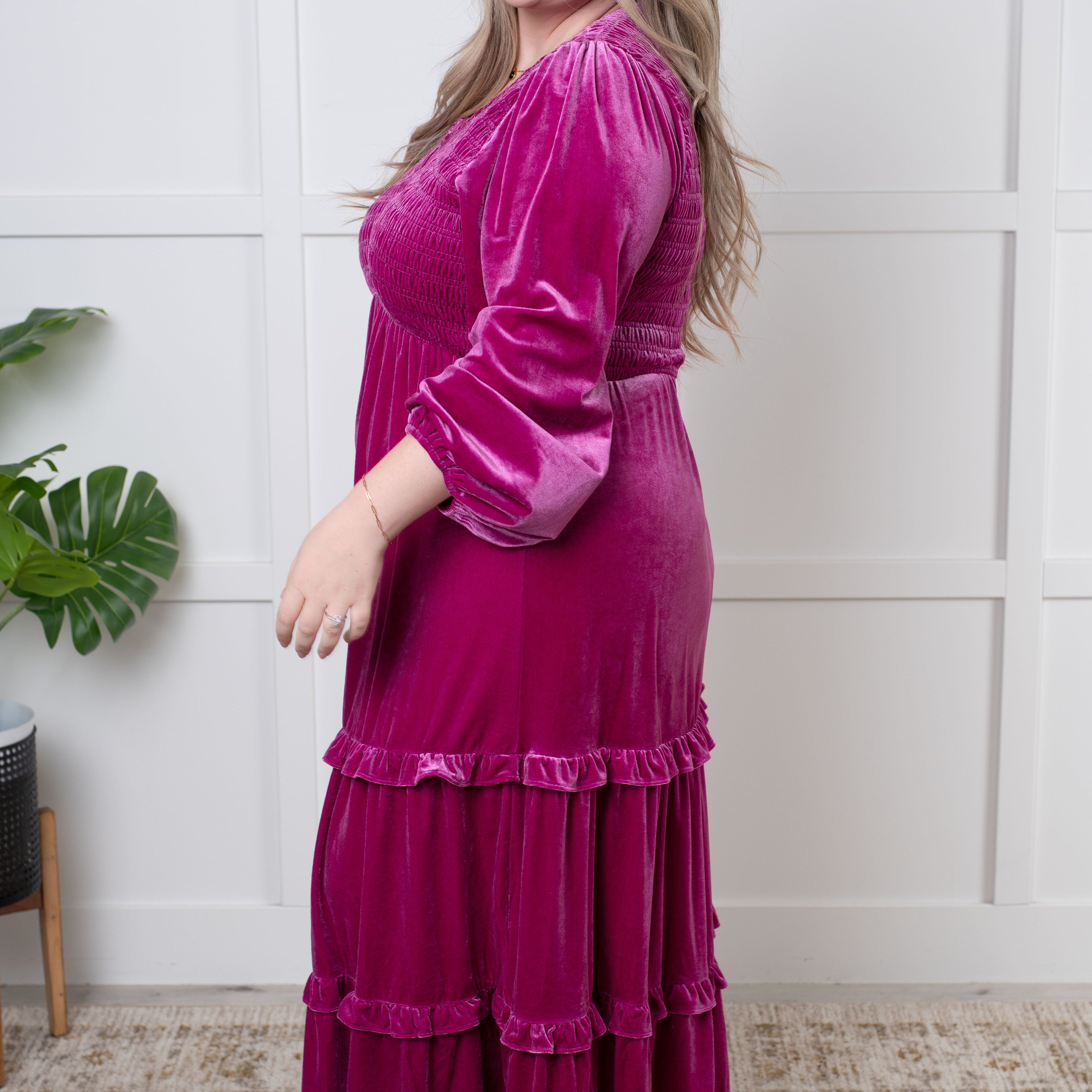 Velvet Flamenco Maxi Dress Dresses Ave Shops- Tilden Co.