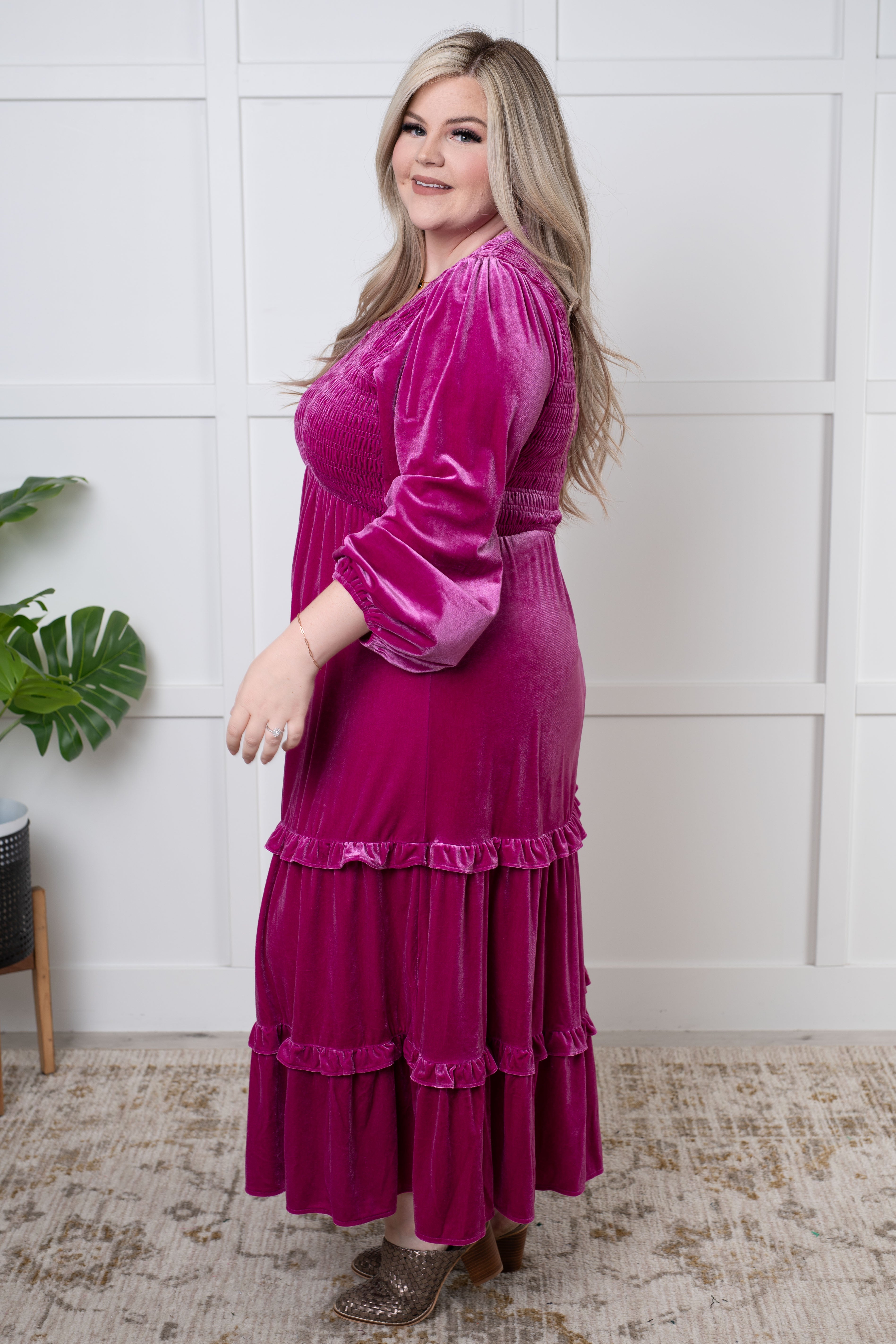 Velvet Flamenco Maxi Dress Dresses Ave Shops- Tilden Co.