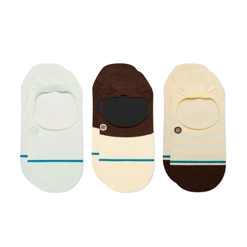 Stance No Show Socks 3 Pack Small (Men 3-5.5 / Women 5-7.5) / Sea Blue Small (Men 3-5.5 / Women 5-7.5) Sea Blue No Show Socks Stance- Tilden Co.