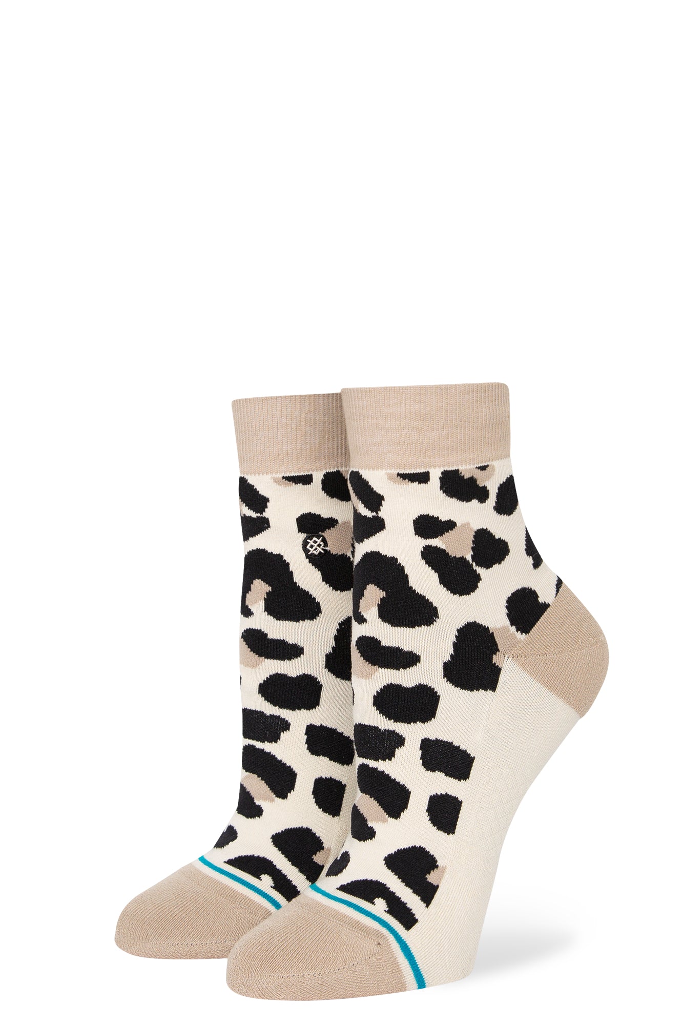 Stance Cotton Quarter Socks Small (Men 3-5.5 / Women 5-7.5) / Animalistic - Beige/Black Small (Men 3-5.5 / Women 5-7.5) Animalistic - Beige/Black Socks Stance- Tilden Co.