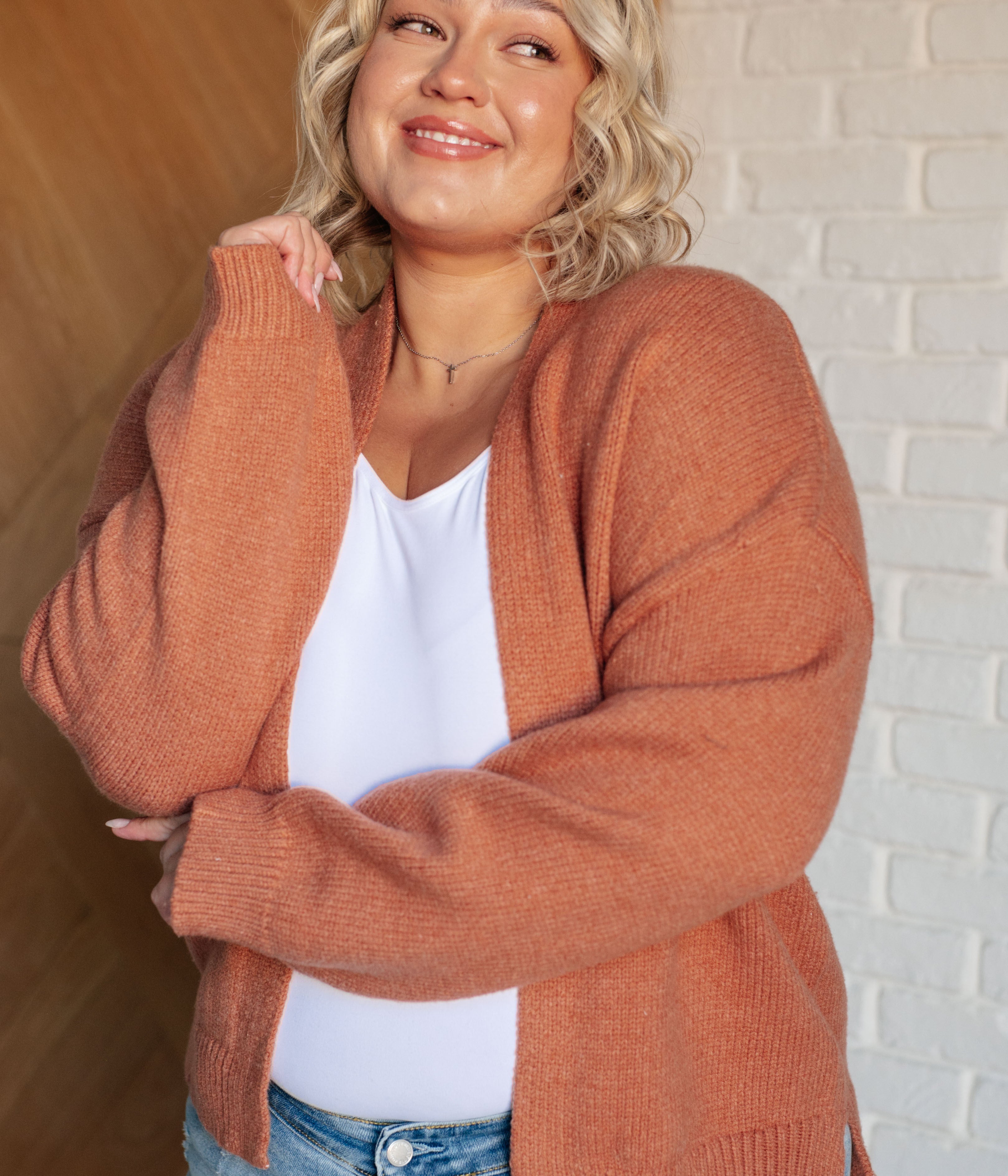 Wait for True Love Open Front Cardigan Layers Ave Shops- Tilden Co.