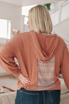 Wave Hello Mixed Print Hoodie Tops Ave Shops- Tilden Co.