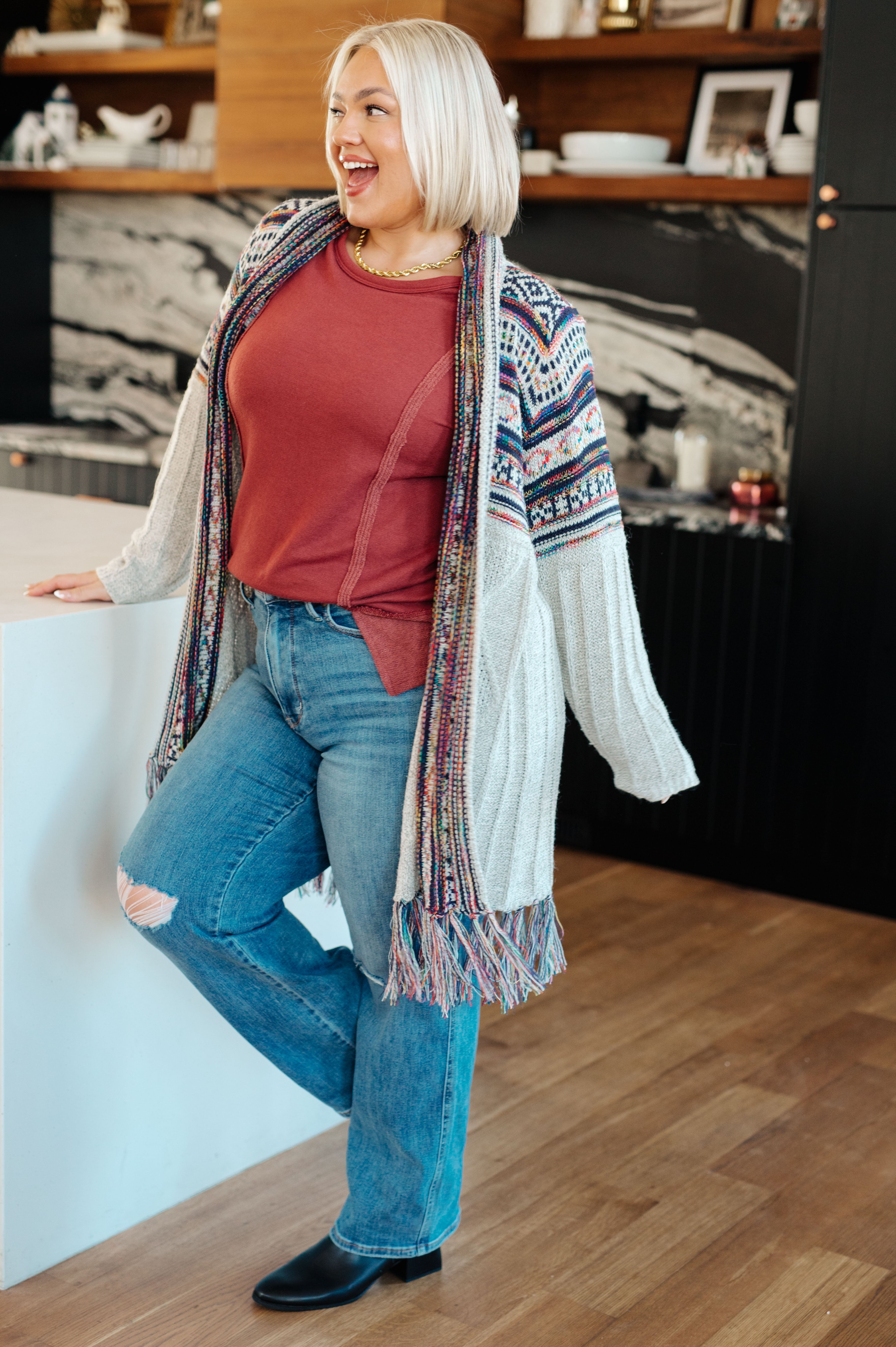 Why Don't You Pullover Womens Ave Shops- Tilden Co.