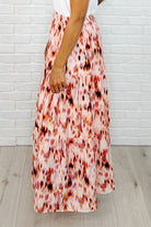 Words Fail Me Watercolor Print Maxi Skirt Womens Ave Shops- Tilden Co.