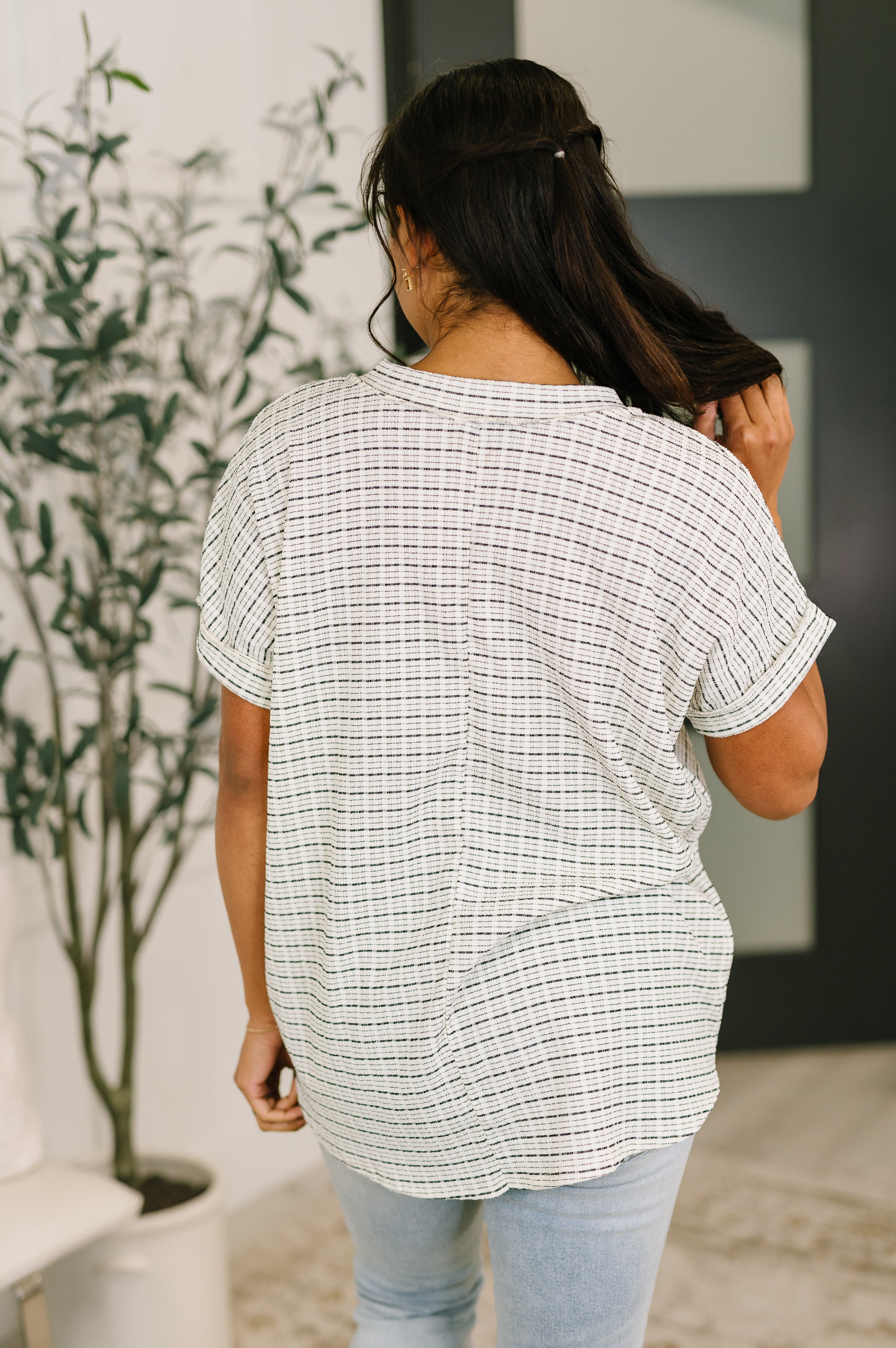 You Just Get It V-Neck Top T-Shirt Ave Shops- Tilden Co.