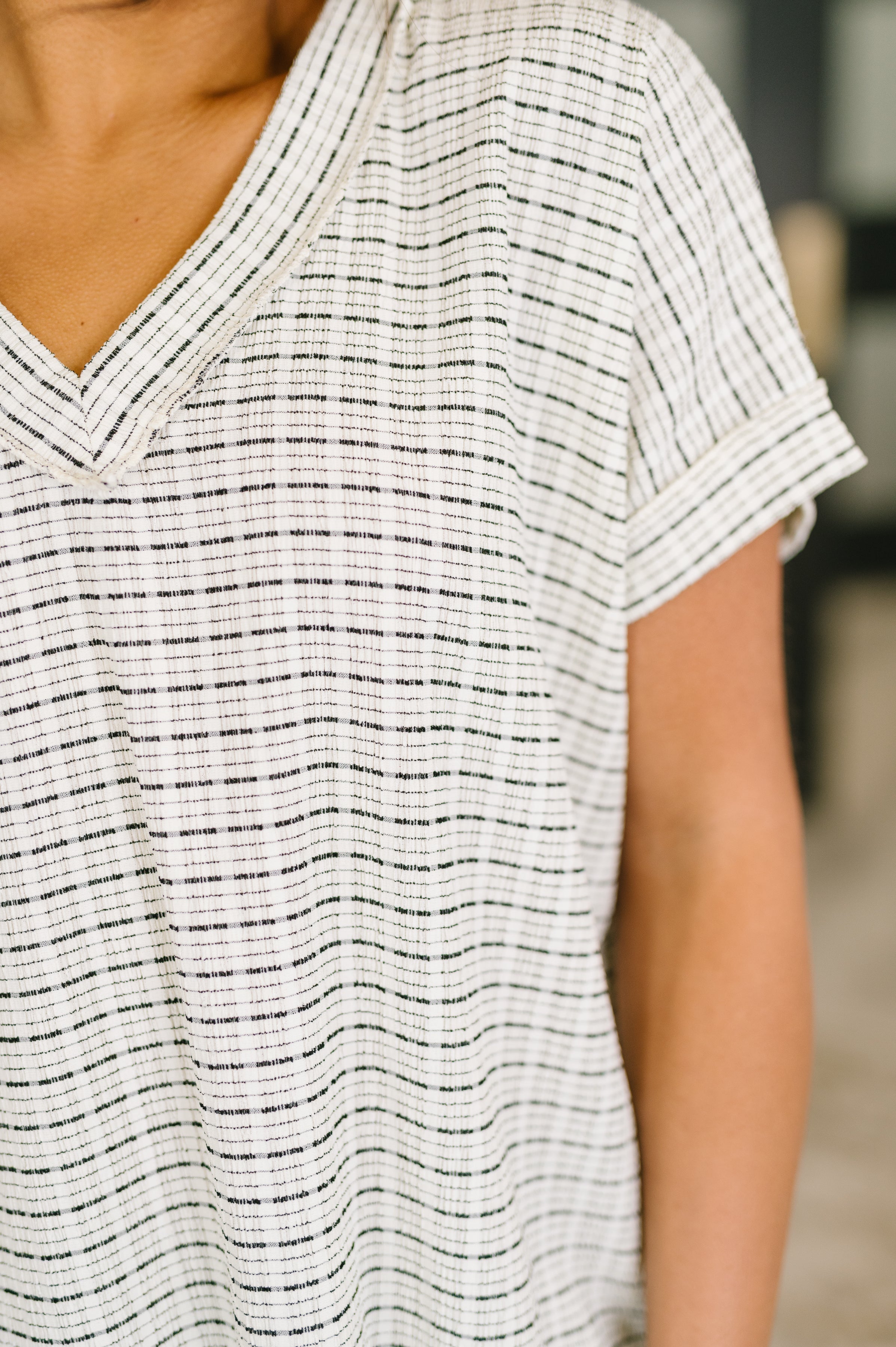 You Just Get It V-Neck Top T-Shirt Ave Shops- Tilden Co.
