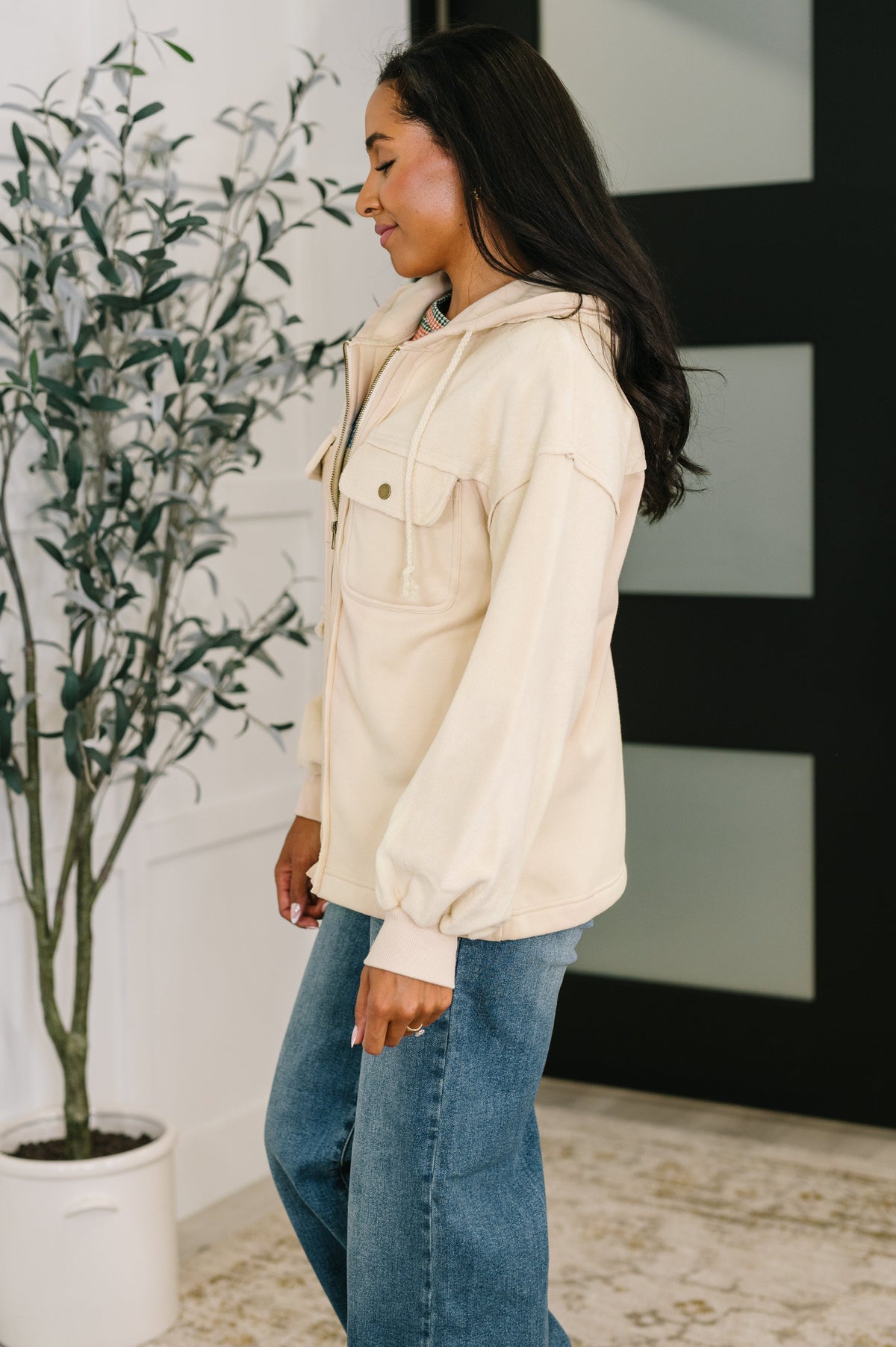 Zip Me Up Hoodie Womens Ave Shops- Tilden Co.