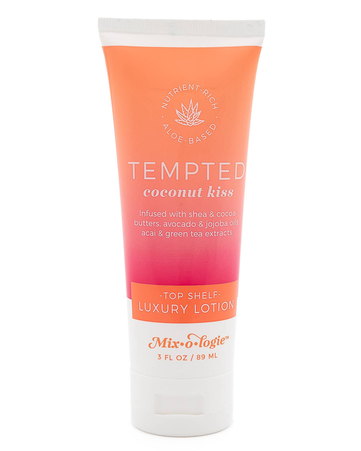 Tempted (coconut kiss) Top Shelf Luxury Lotion (3 Fl. Oz) lotion Mixologie- Tilden Co.
