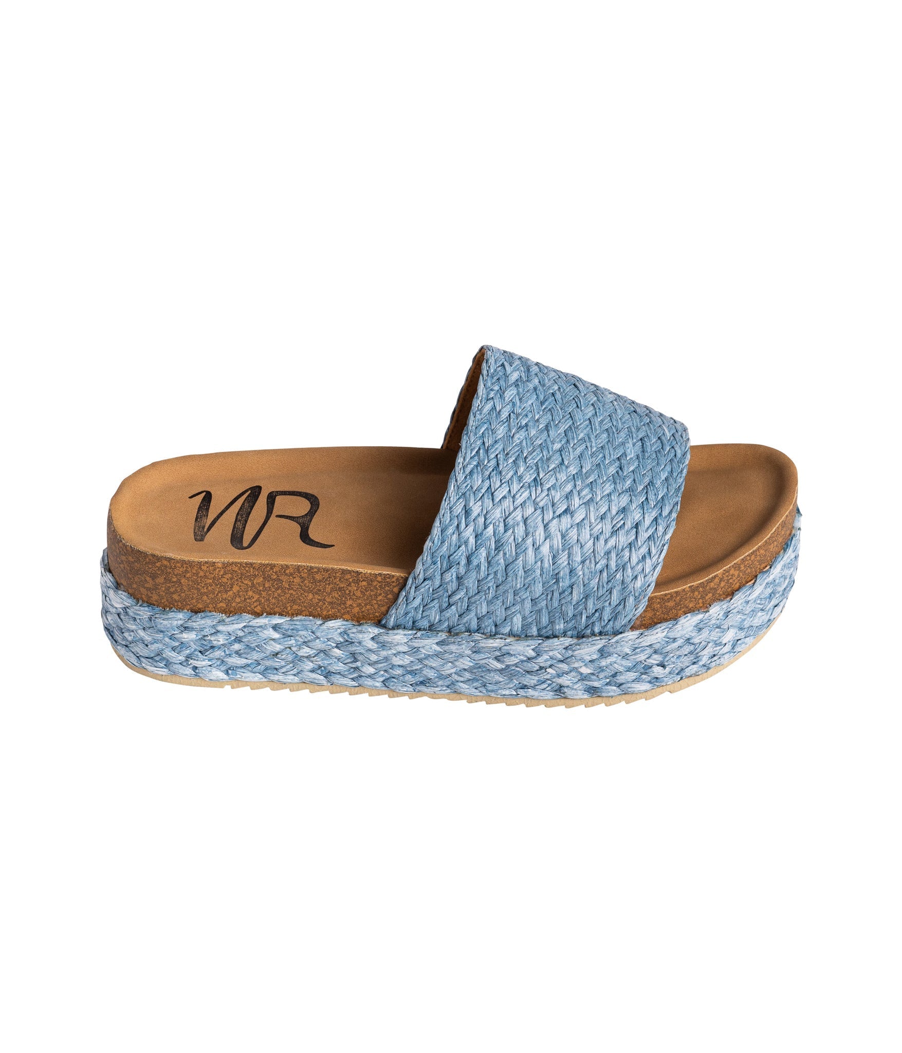 Anna Sandals in Blue 130 Sandals Naughty Monkey- Tilden Co.