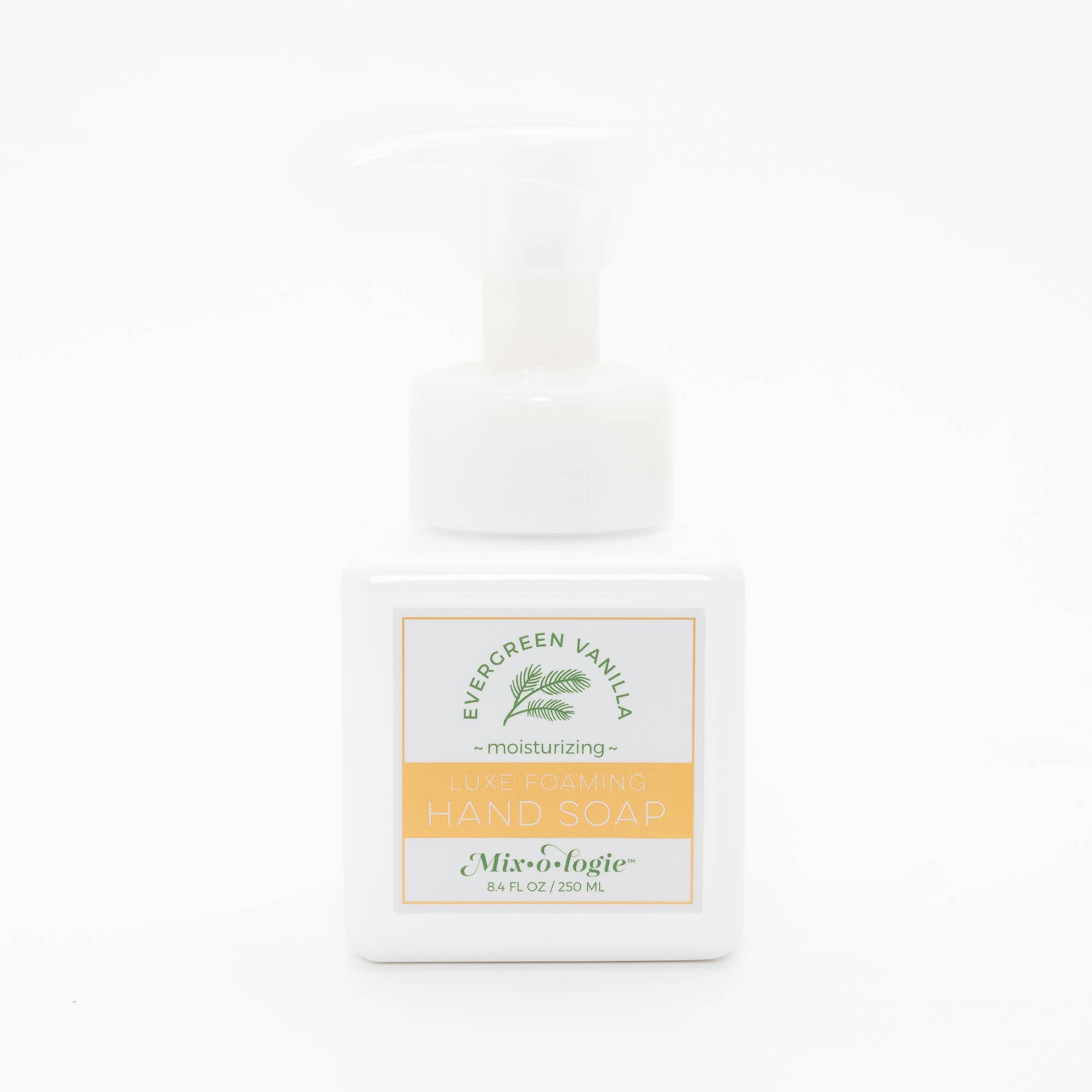 Evergreen Vanilla Foaming Hand Soap 250 mL Mixologie- Tilden Co.