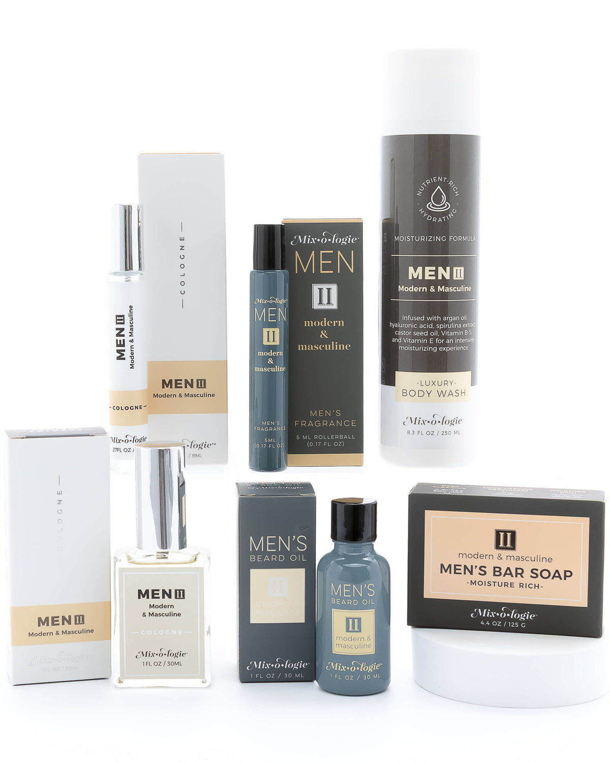 Mixologie Men II (Modern & Masculine) Cologne Oil Rollerball cologne Mixologie- Tilden Co.