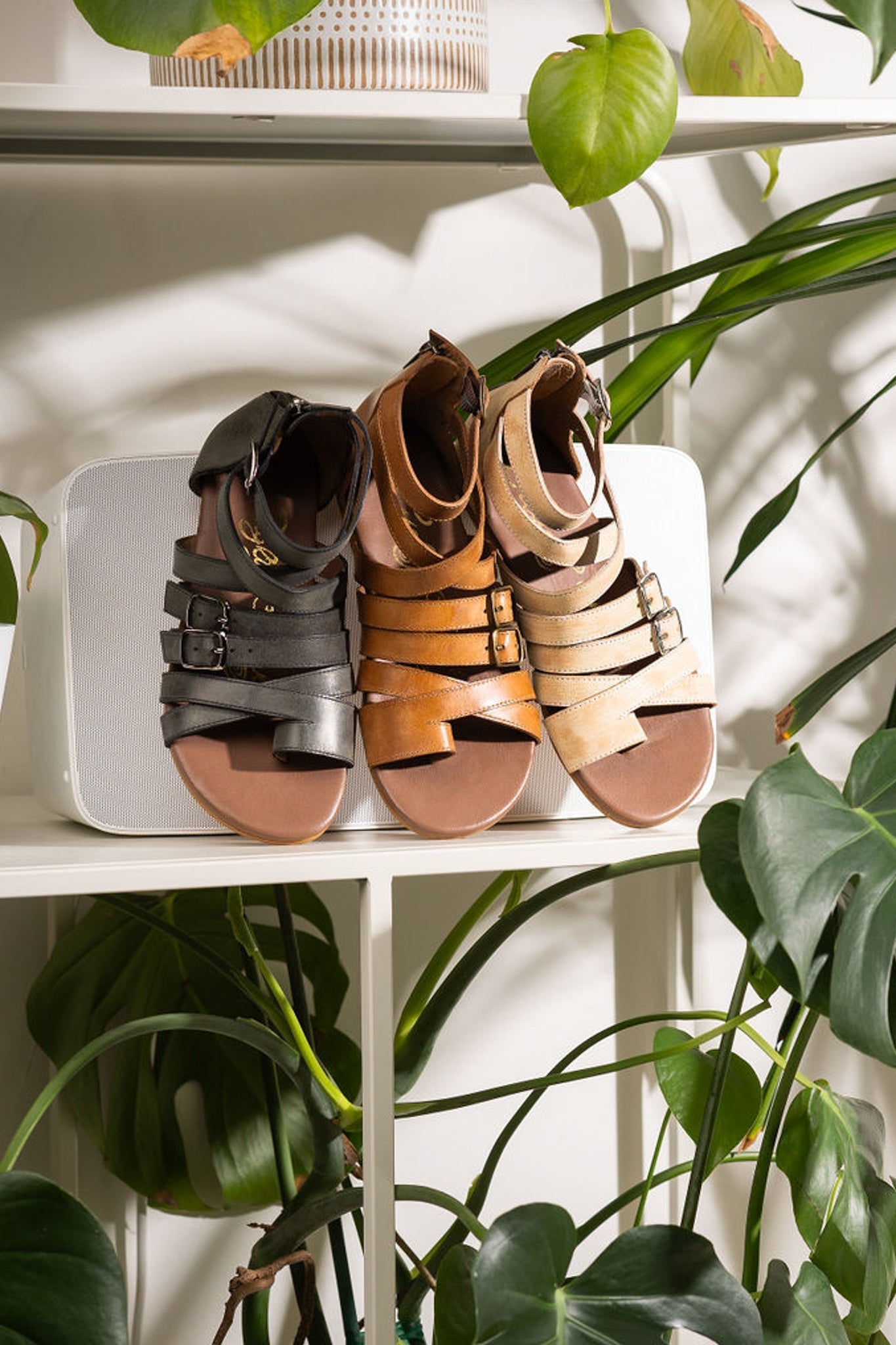 Blair Sandals in Black 130 Sandals Naughty Monkey- Tilden Co.