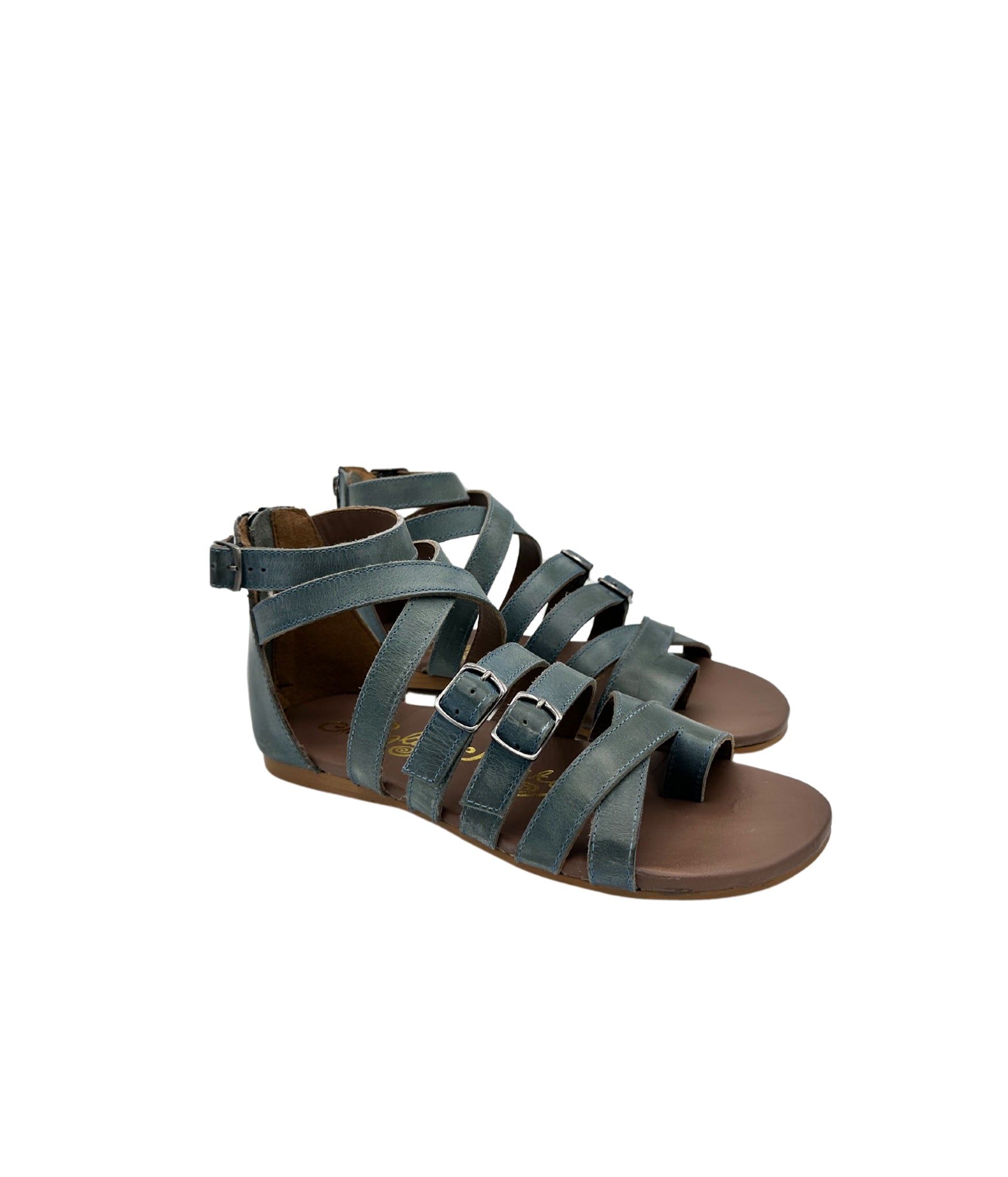 Blair Sandals in Teal 130 Sandals Naughty Monkey- Tilden Co.