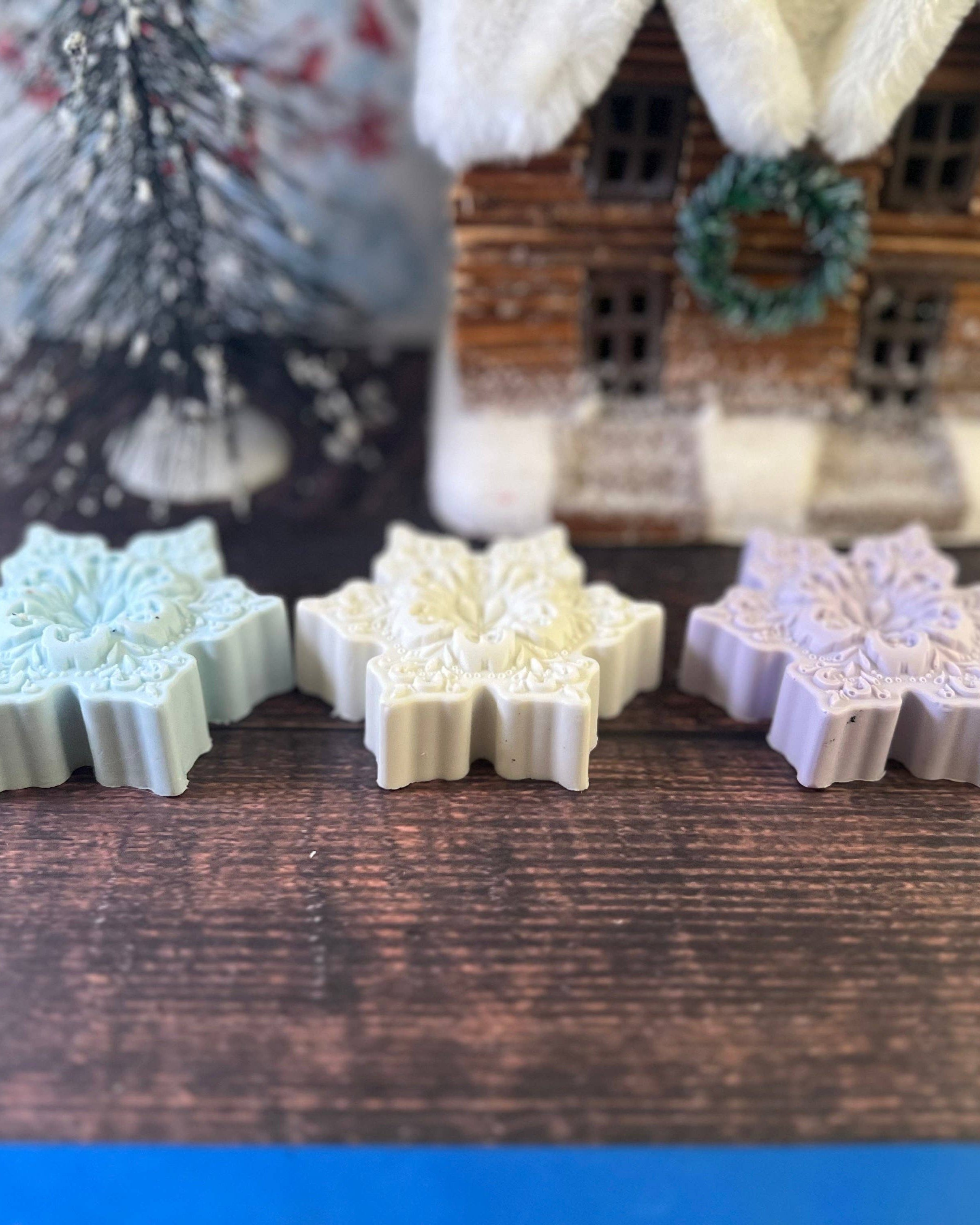 Snowflake Soap 1111 Elm Candle & Soap Shoppe- Tilden Co.