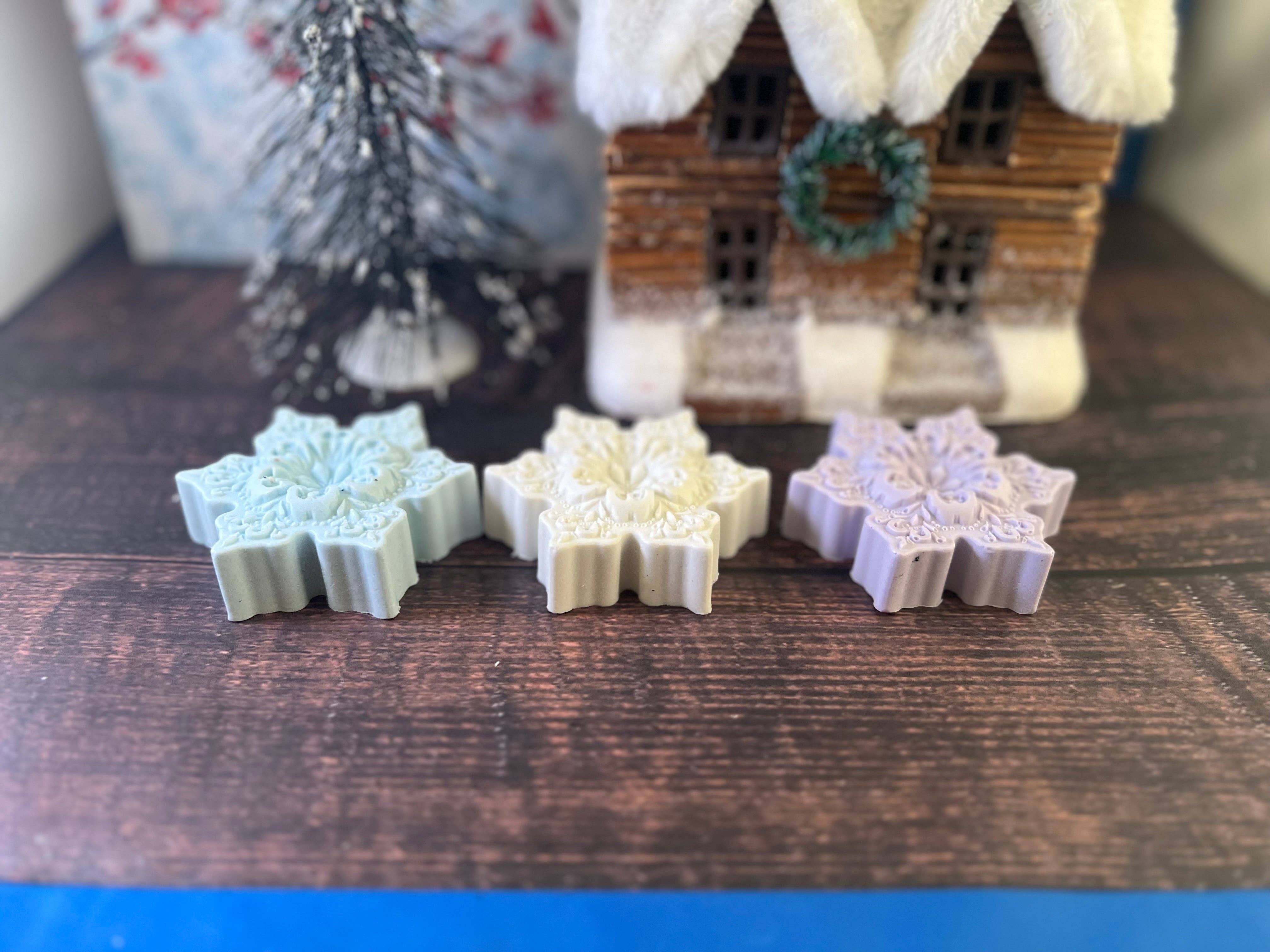Snowflake Soap 1111 Elm Candle & Soap Shoppe- Tilden Co.