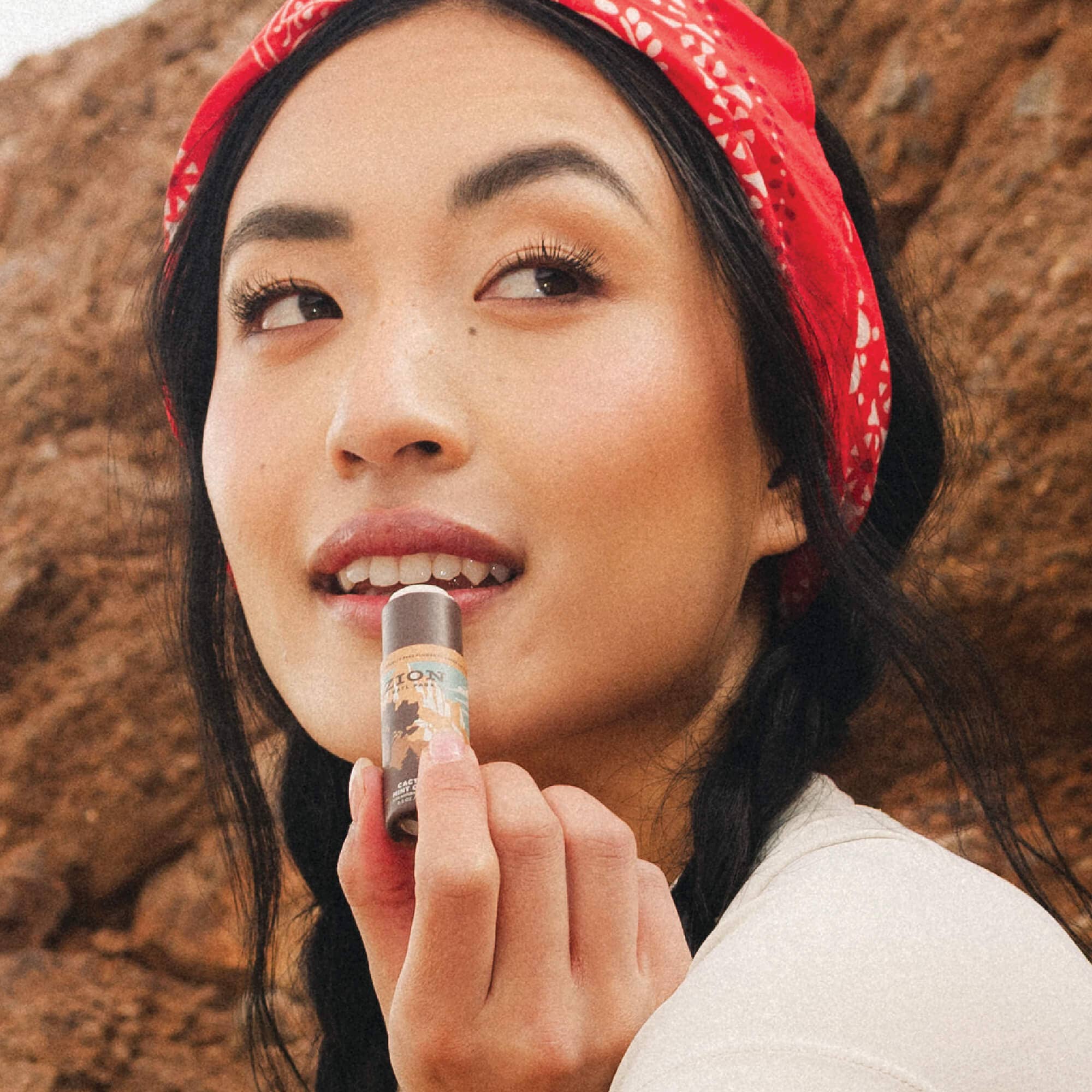 The Landmark Project, Lip Balm, Zion Cactus Mint Chill Poppy & Pout- Tilden Co.