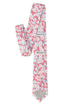 Holland - Pink Floral Tie with White Daisies necktie Tough Apparel- Tilden Co.