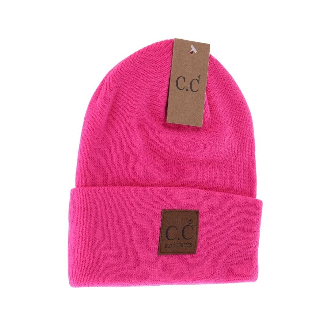 Unisex Classic Oversized Logo CC Beanie    beanie C.C Beanie- Tilden Co.