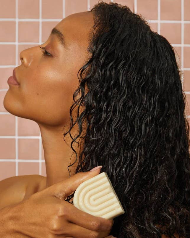 Coconut Oil Conditioner Bar for Dry Damaged Hair Soap KITSCH- Tilden Co.