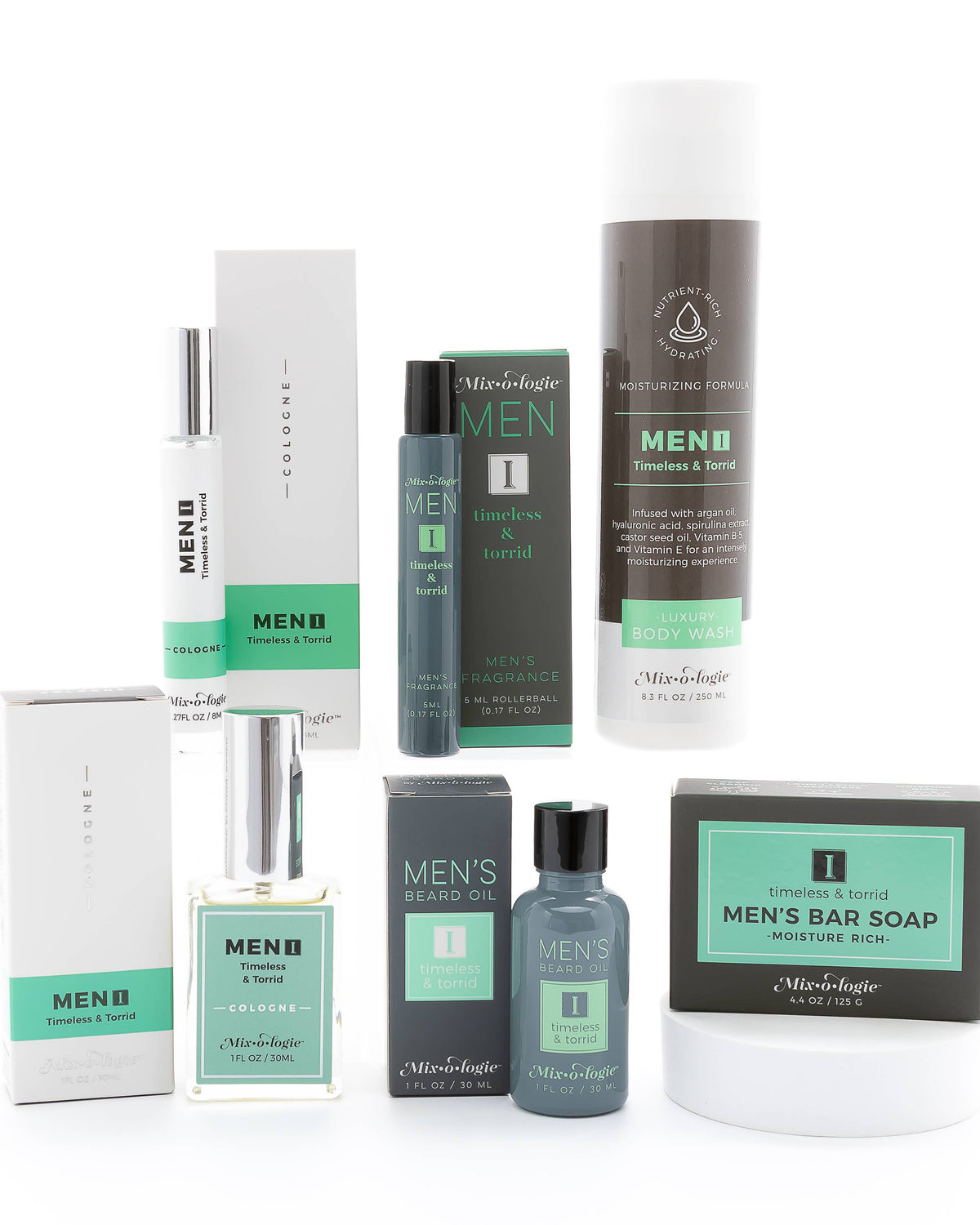 Mixologie Men I (Timeless & Torrid) Cologne Oil Rollerball perfume Mixologie- Tilden Co.
