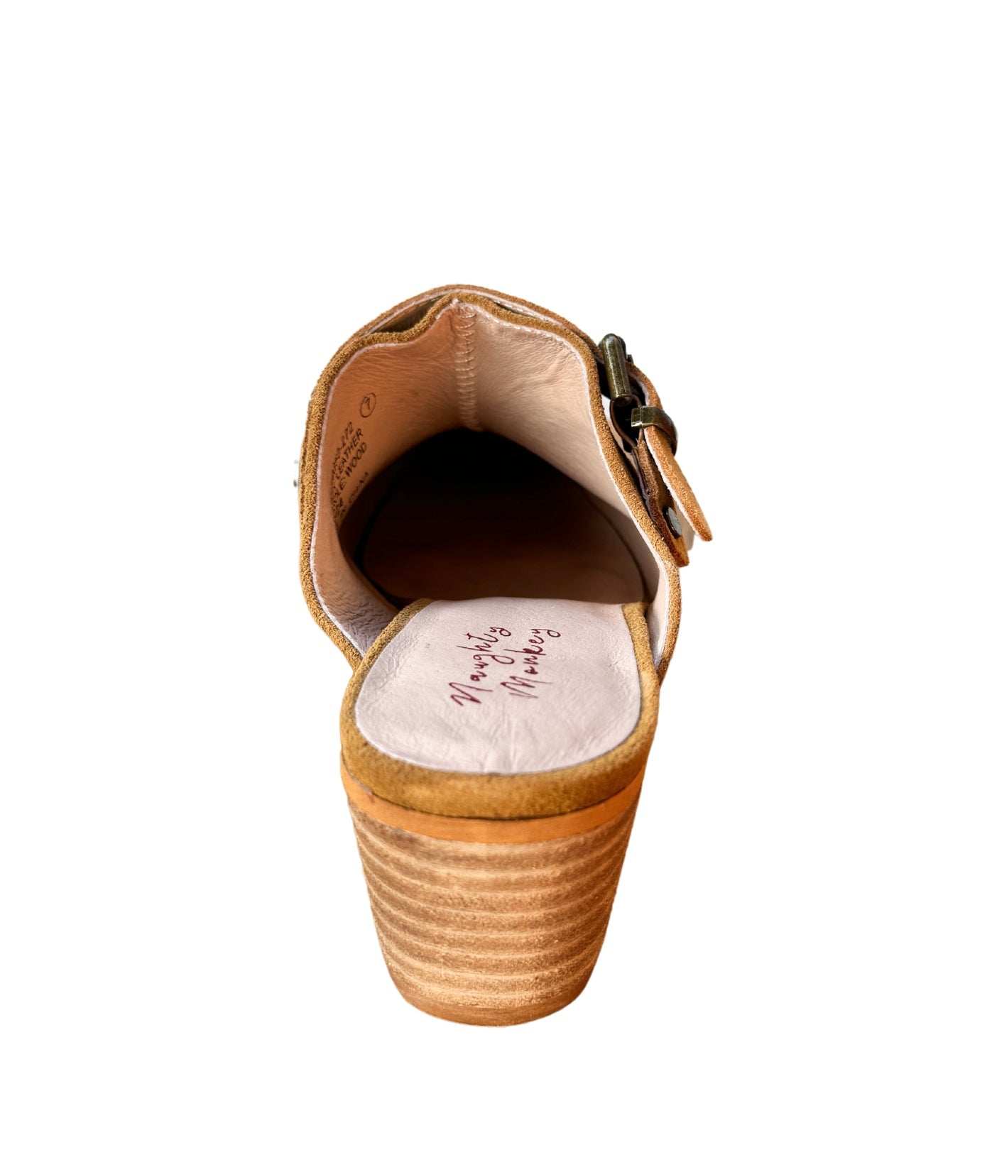 Drancy Western Mule in Tan 100 Western Boots Naughty Monkey- Tilden Co.