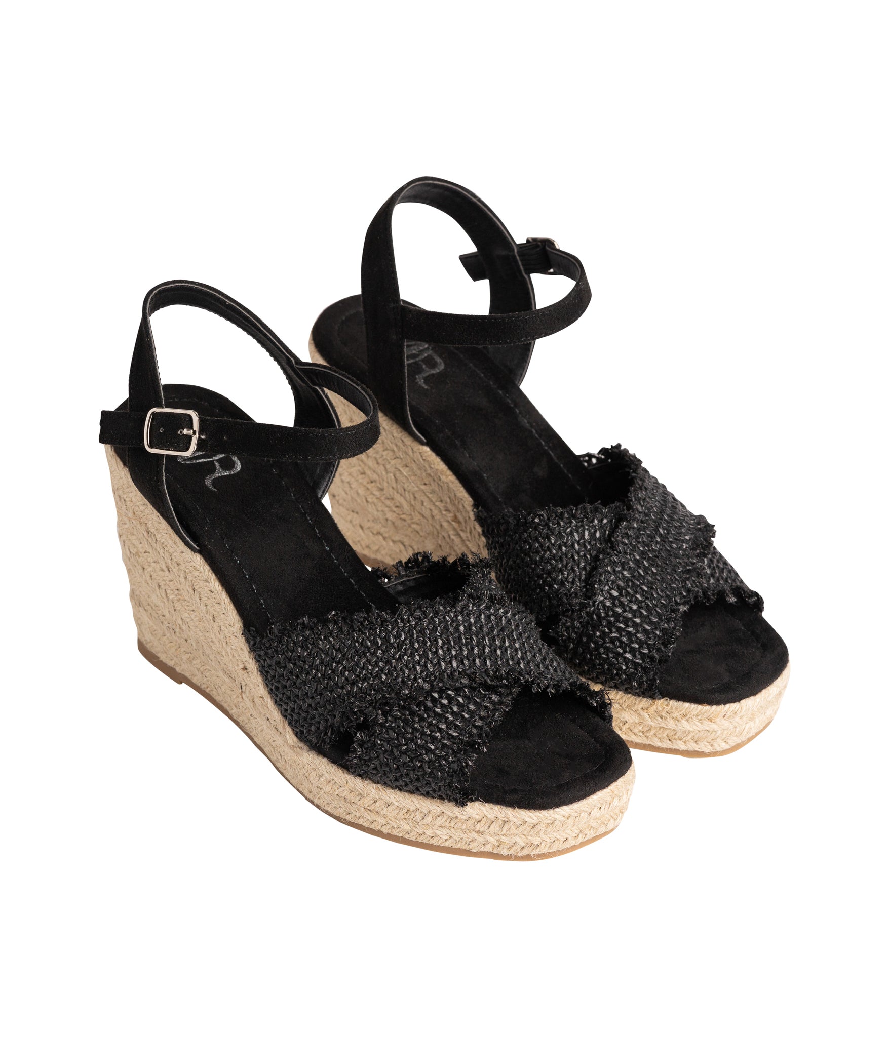Elinor Wedge in Black Shoes Ave Shops- Tilden Co.