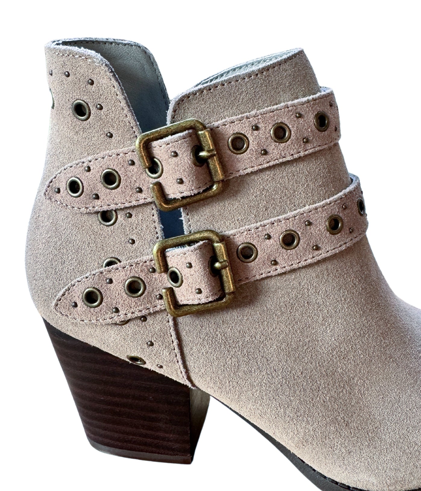Elsa Leather Ankle Boot in Taupe 100 Western Boots Naughty Monkey- Tilden Co.
