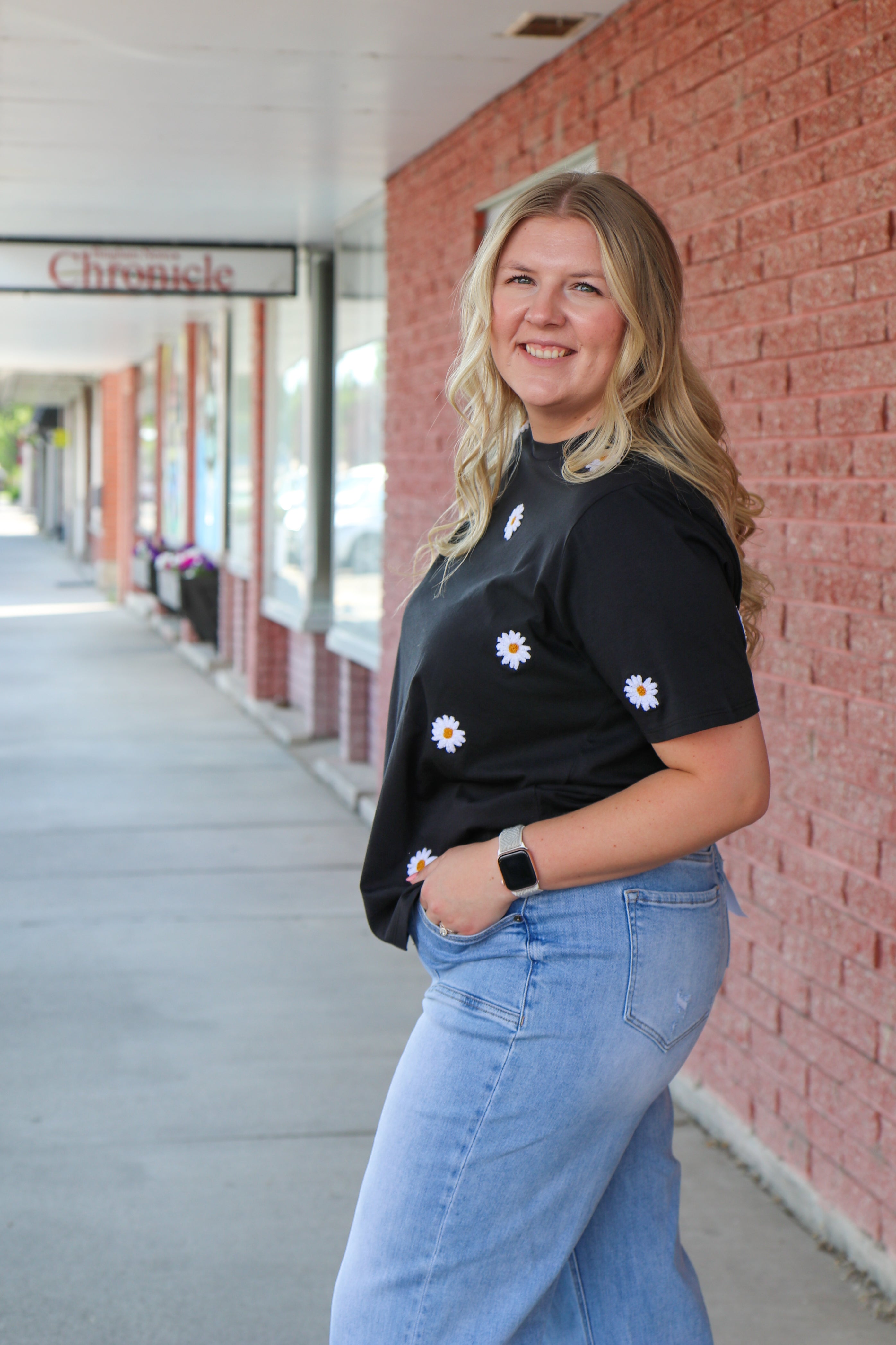 Pretty Petals Short Sleeve Tee Shirts & Tops Downeast- Tilden Co.