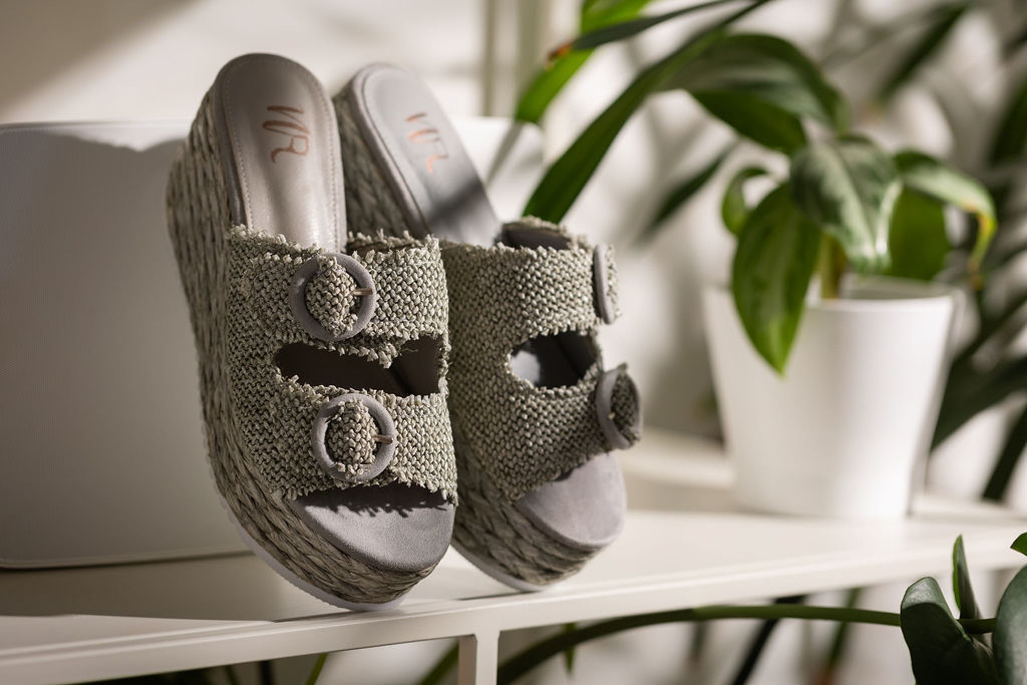 Eriwen Buckle Wedge in Teal 140 Wedges Naughty Monkey- Tilden Co.