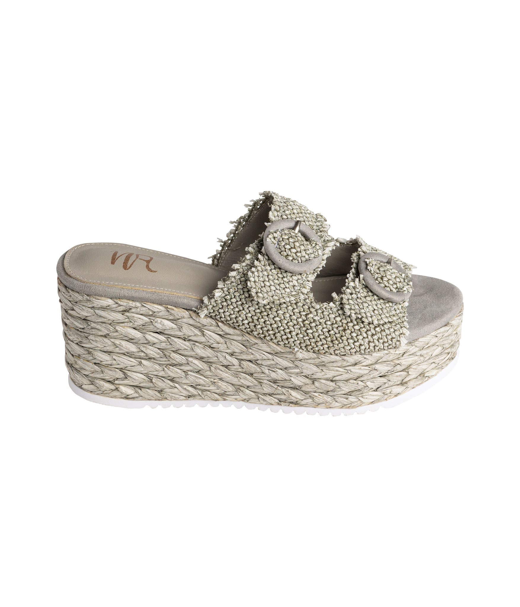 Eriwen Buckle Wedge in Teal 140 Wedges Naughty Monkey- Tilden Co.